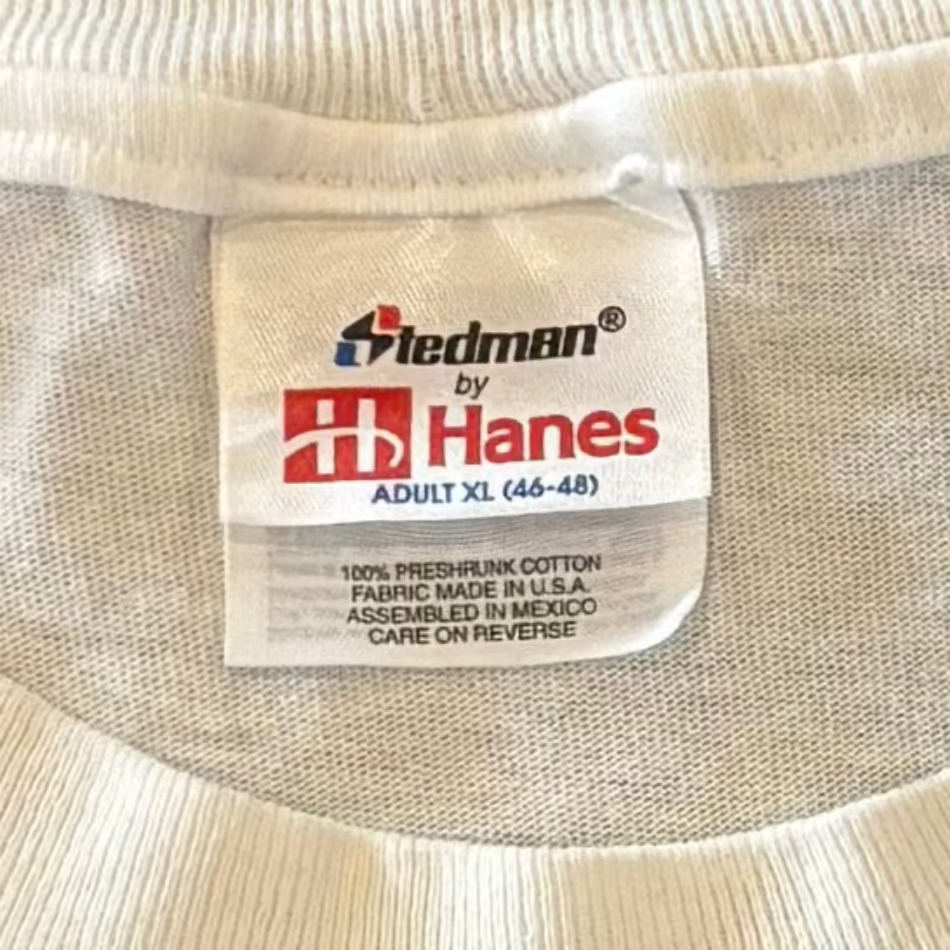 00's Hanes Budweiser ロゴプリントTシャツ 白(XL)/A6425T-SO