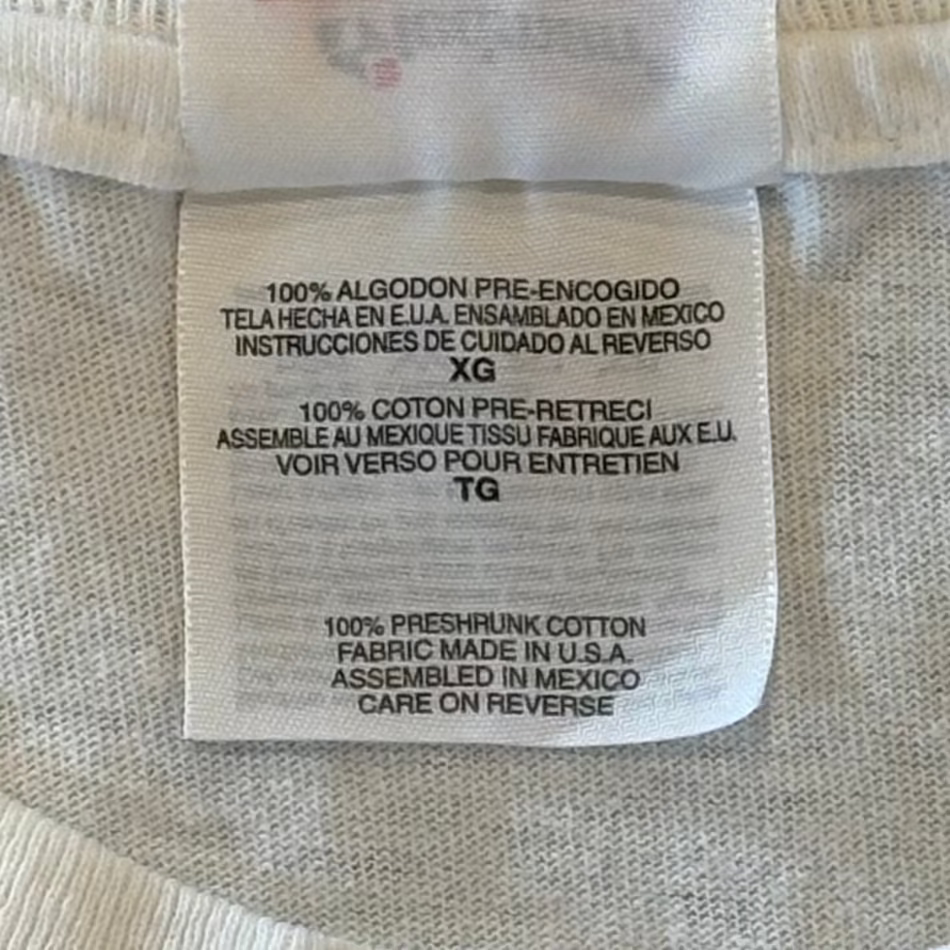 00's Hanes Budweiser ロゴプリントTシャツ 白(XL)/A6425T-SO
