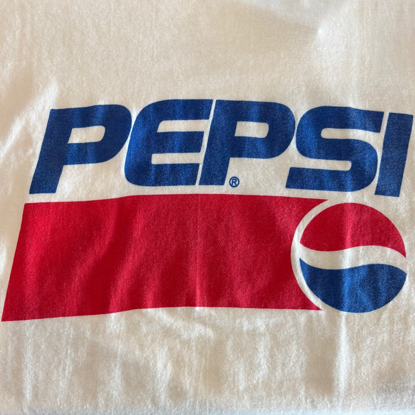 90's Hanes PEPSI COLA 企業Tシャツ 白 (XL)/B2043T-SO