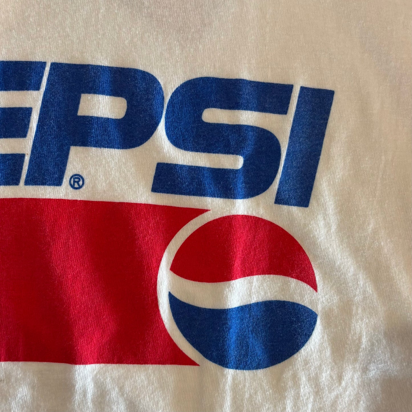 90's Hanes PEPSI COLA 企業Tシャツ 白 (XL)/B2043T-SO