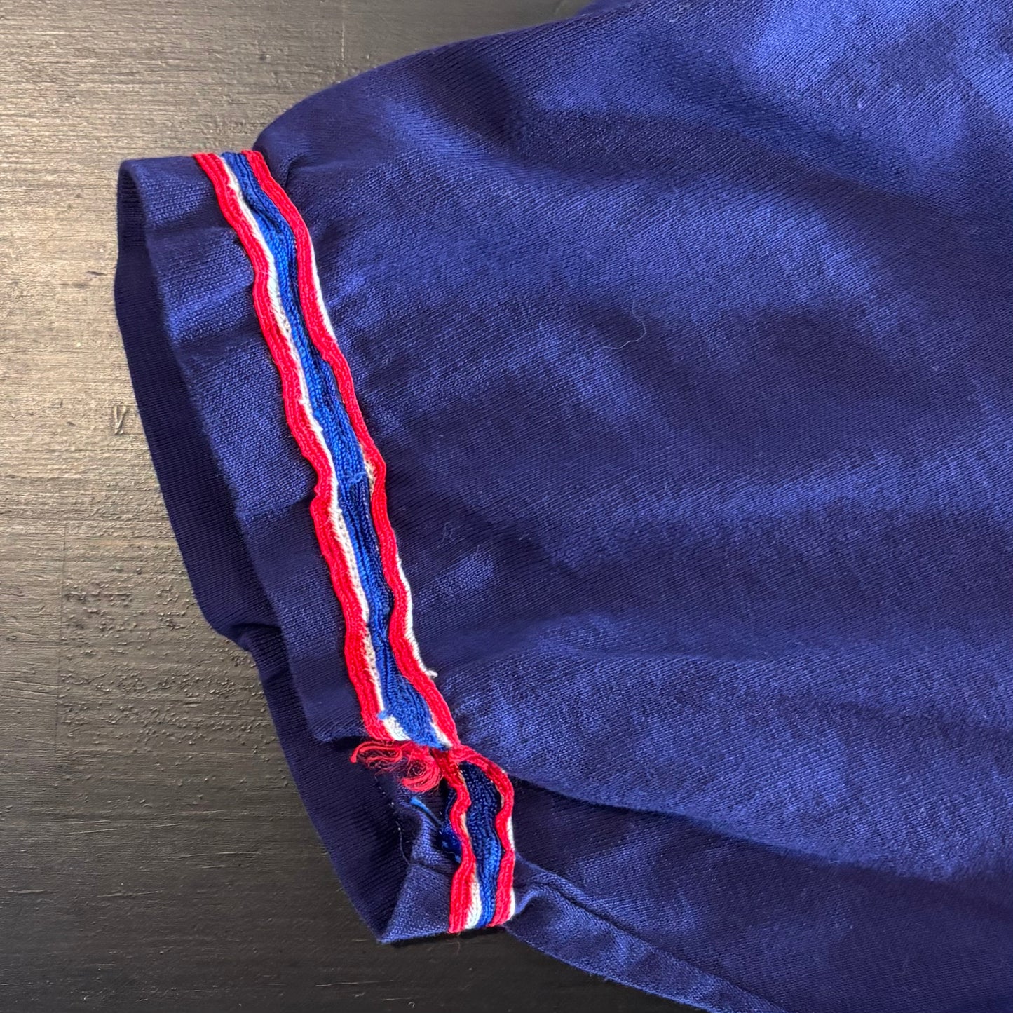 70’s SEARS SWIM TEAM 1917 ポケットTシャツ 紺 (XL)/A6438T-SO