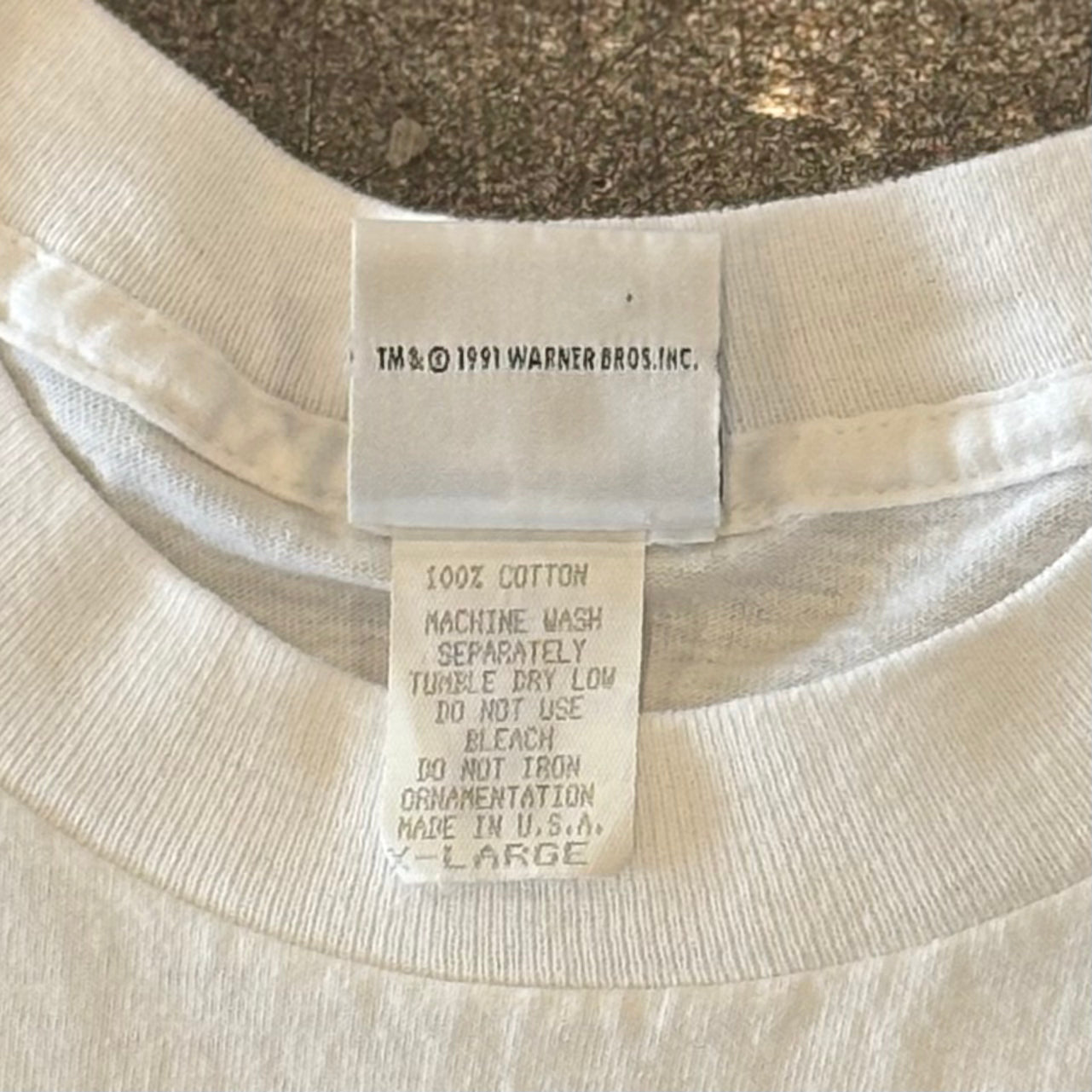 90's ACME CLOTHING CO. ルーニーテューンズ プリントT 白 (XL)/B2152T-SO