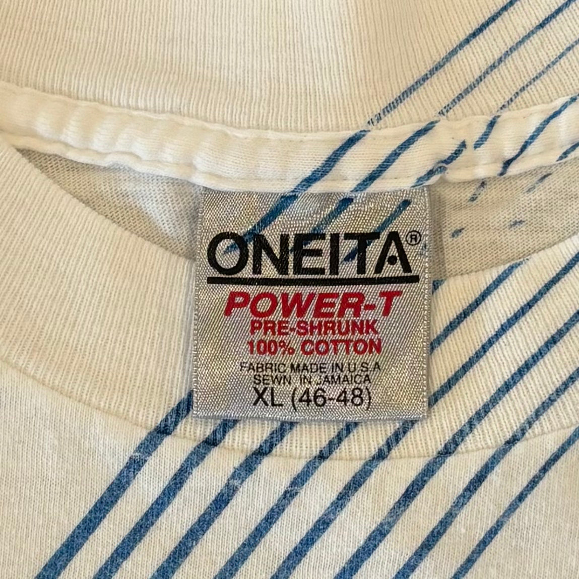 90's ONEITA LAS VEGAS ALWAYS ON THE MONEY 星プリントT 白(XL )/B1961T-SO