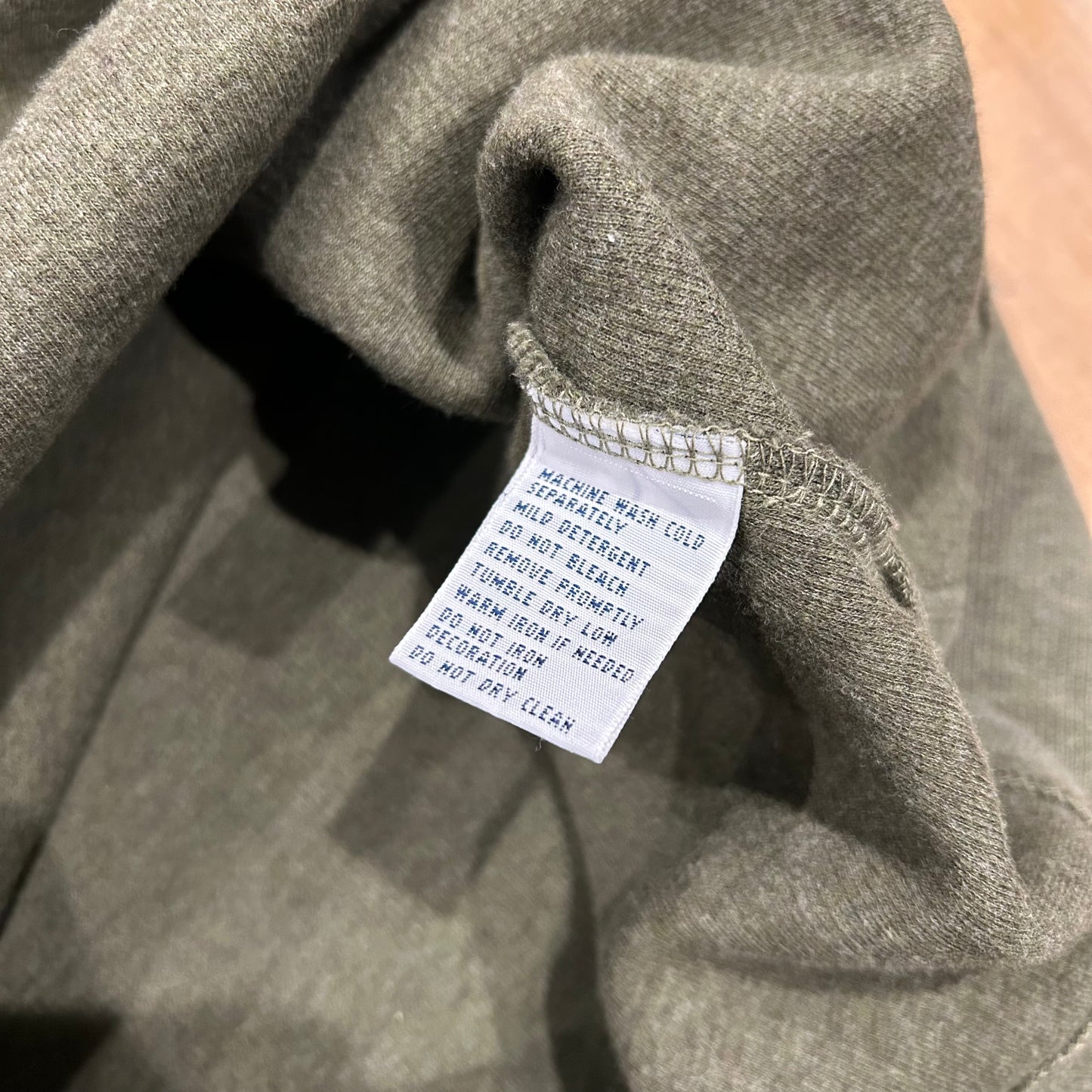 Polo ラルフローレン クォータージップスウェット オリーブ(XL)/A0314S-SO