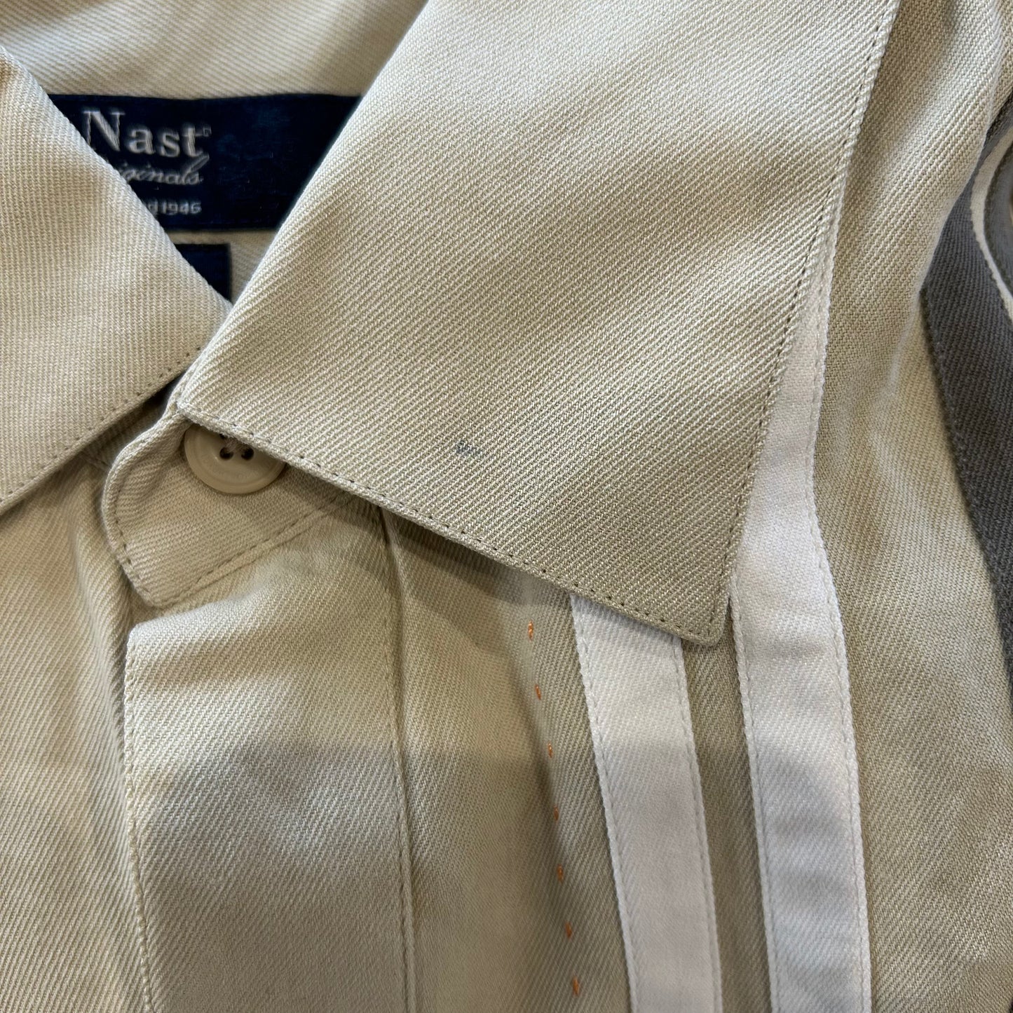 00's Nat Nast シルクシャツ ベージュ (L)/A4356SH-S