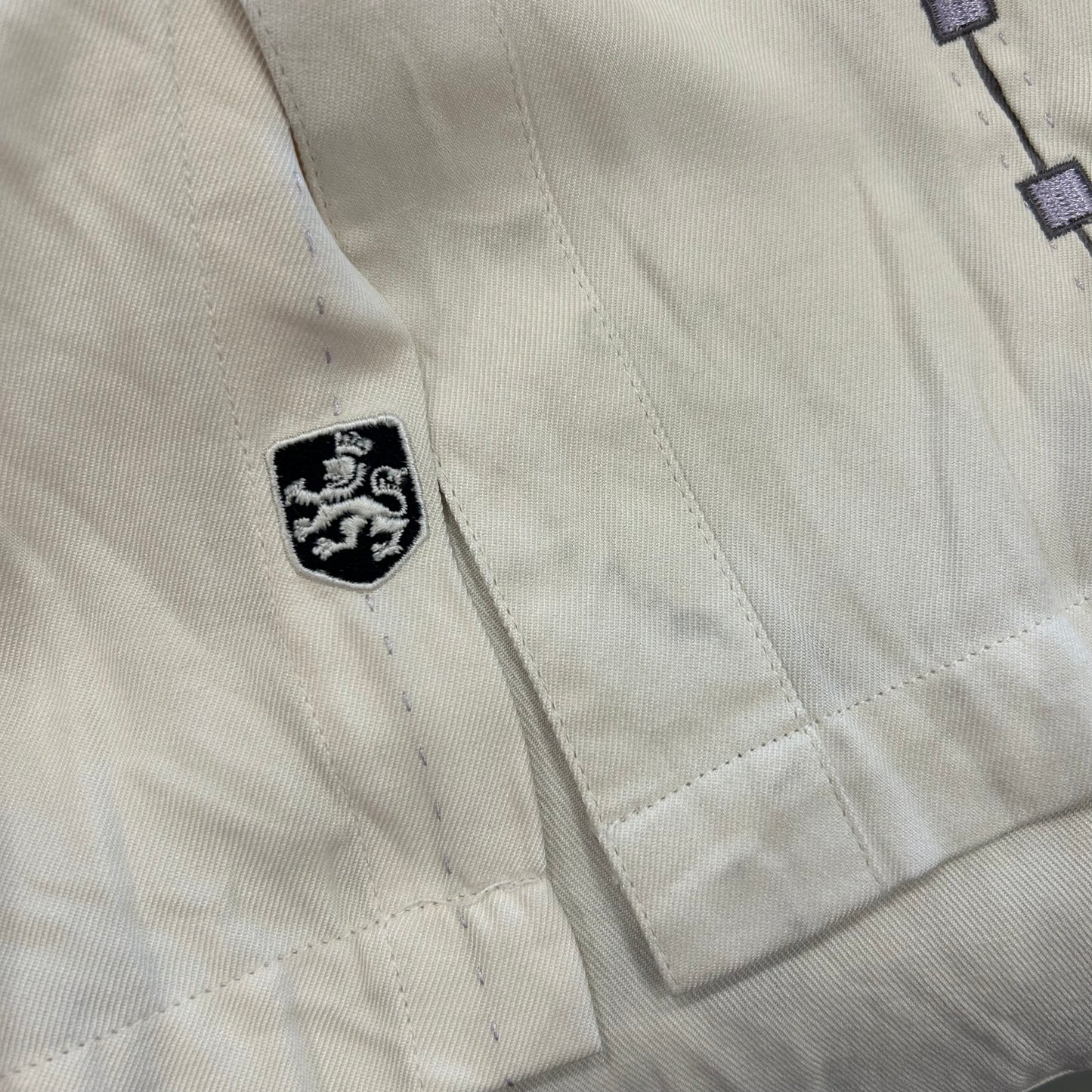 Nat Nast 半袖シャツ 刺繍 白 (XL)/A3712SH-SO