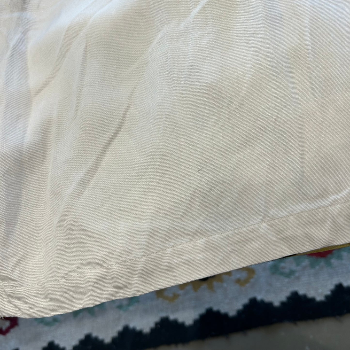 Nat Nast 半袖シャツ 刺繍 白 (XL)/A3712SH-SO