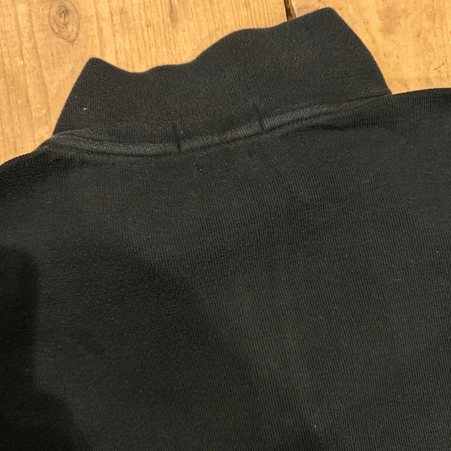 Polo ラルフローレン クォータージップスウェット 黒(L)/B1311S-SO