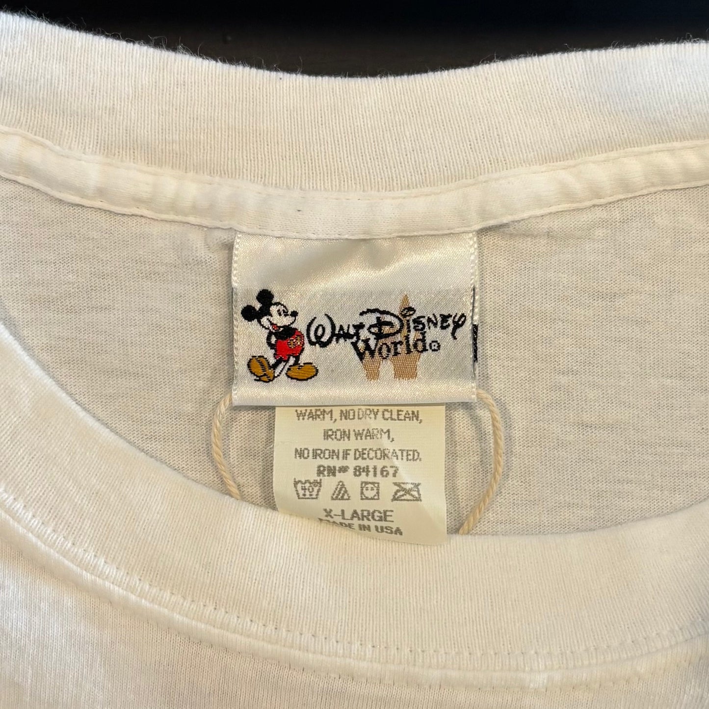 00's Wolt Disney World ミッキー&グーフィー 白 (XL)/B2375T-SO