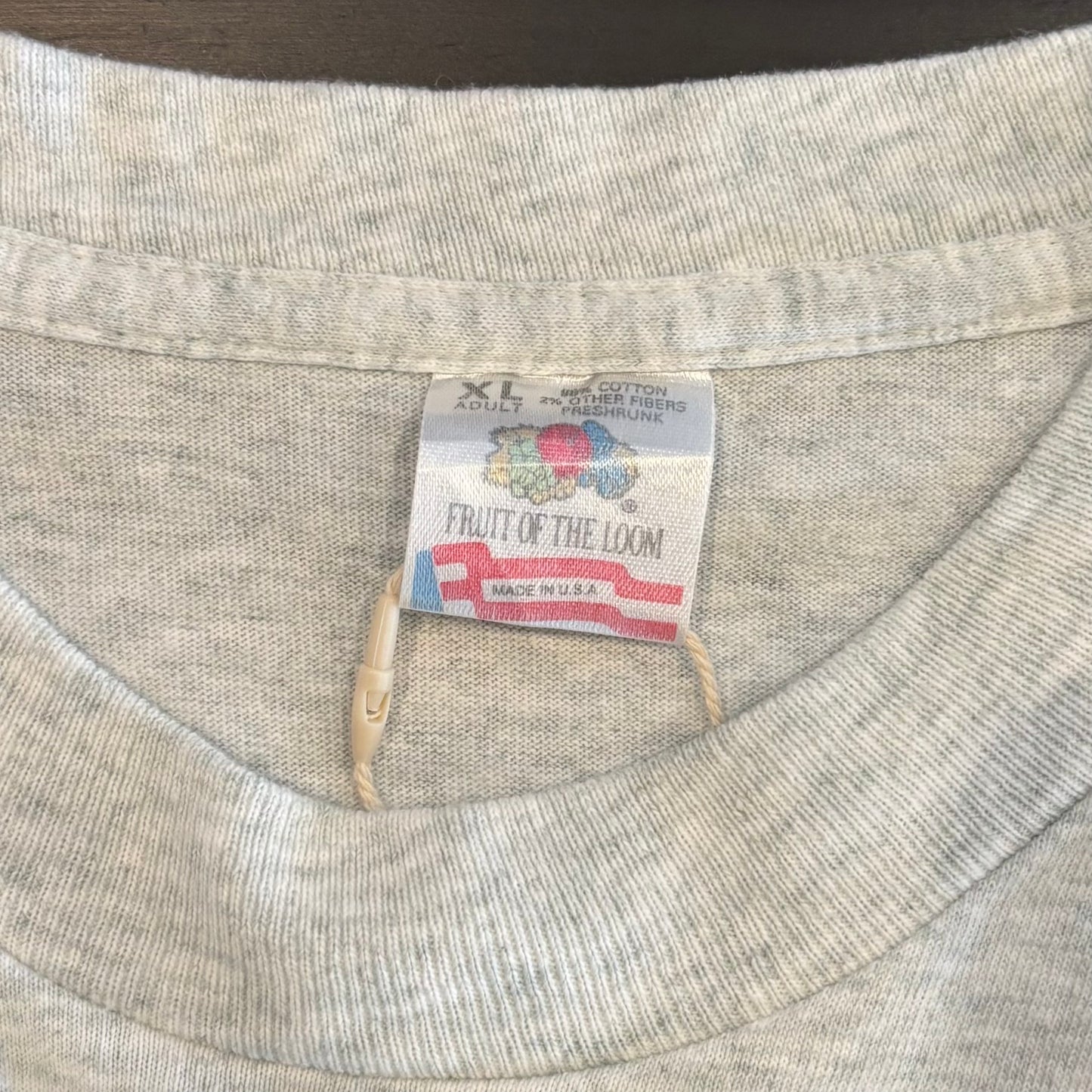 90's Fruit Of The Loom NIKE C.W.POST BASEBALL カレッジTシャツ 白 (XL)/B1947T-SO