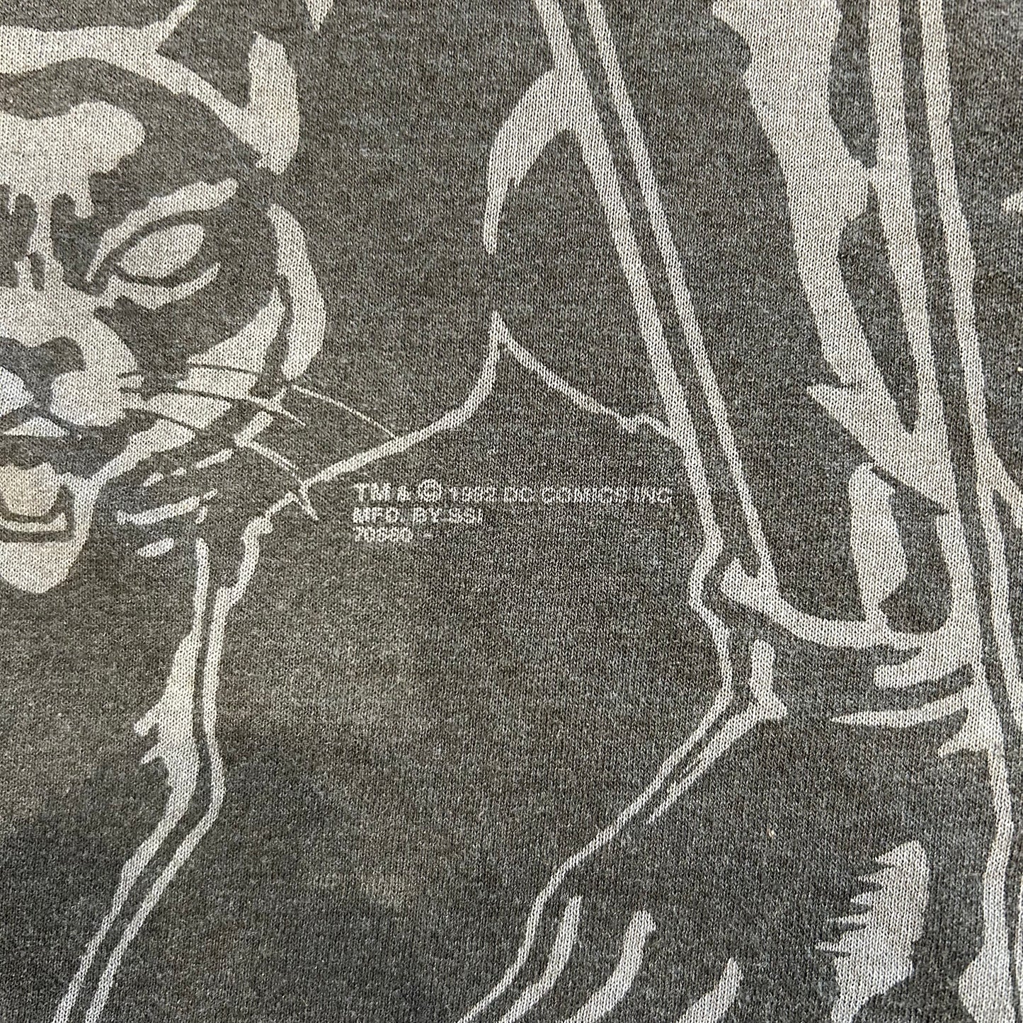 90's SSI キャット・ウーマン キャラクターTシャツ バットマン DC COMICS 黒(XL)/A6763T-SO