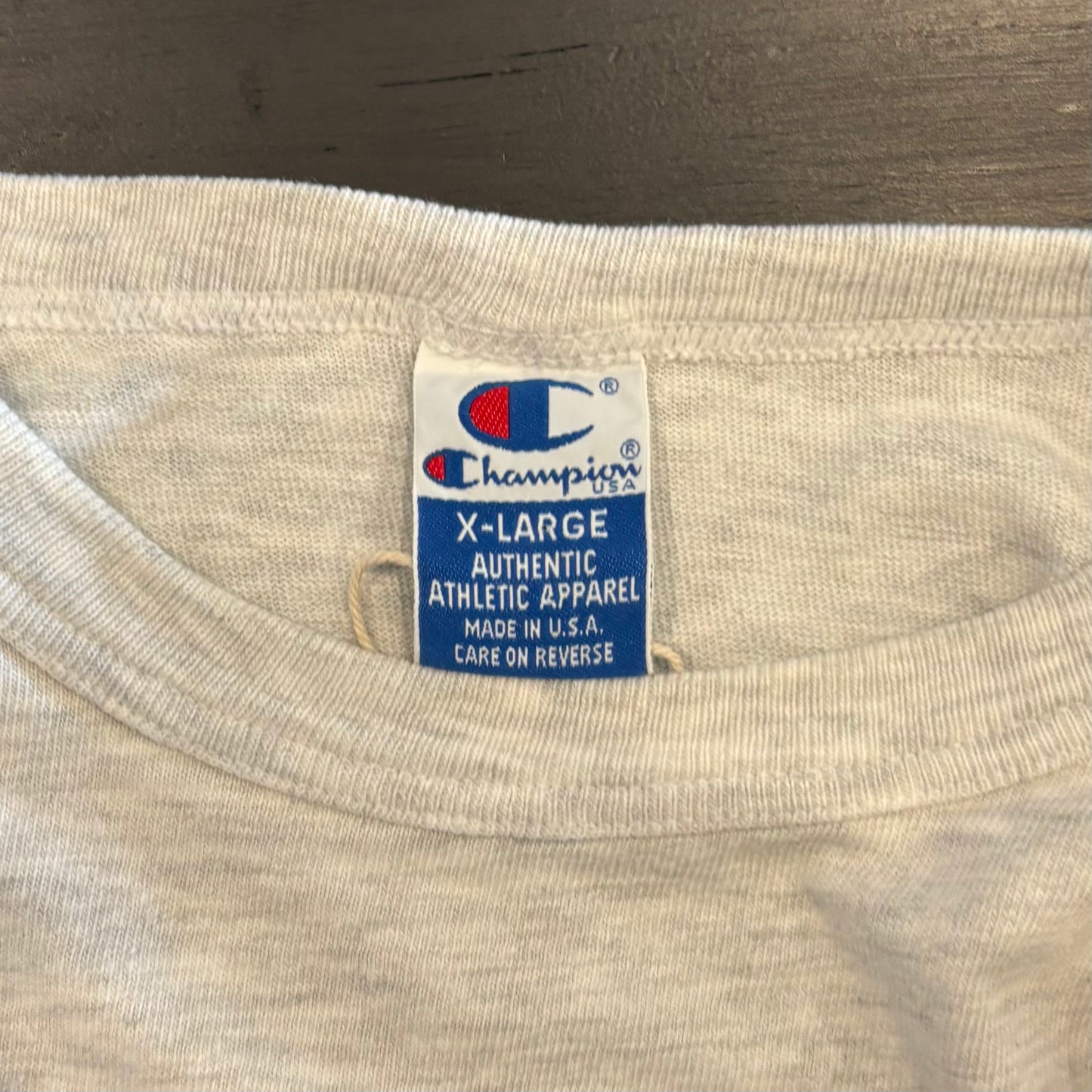 90's Champion RHODE ISLAND STATE POLICE Tシャツ 白 (XL)/A4104T-SO