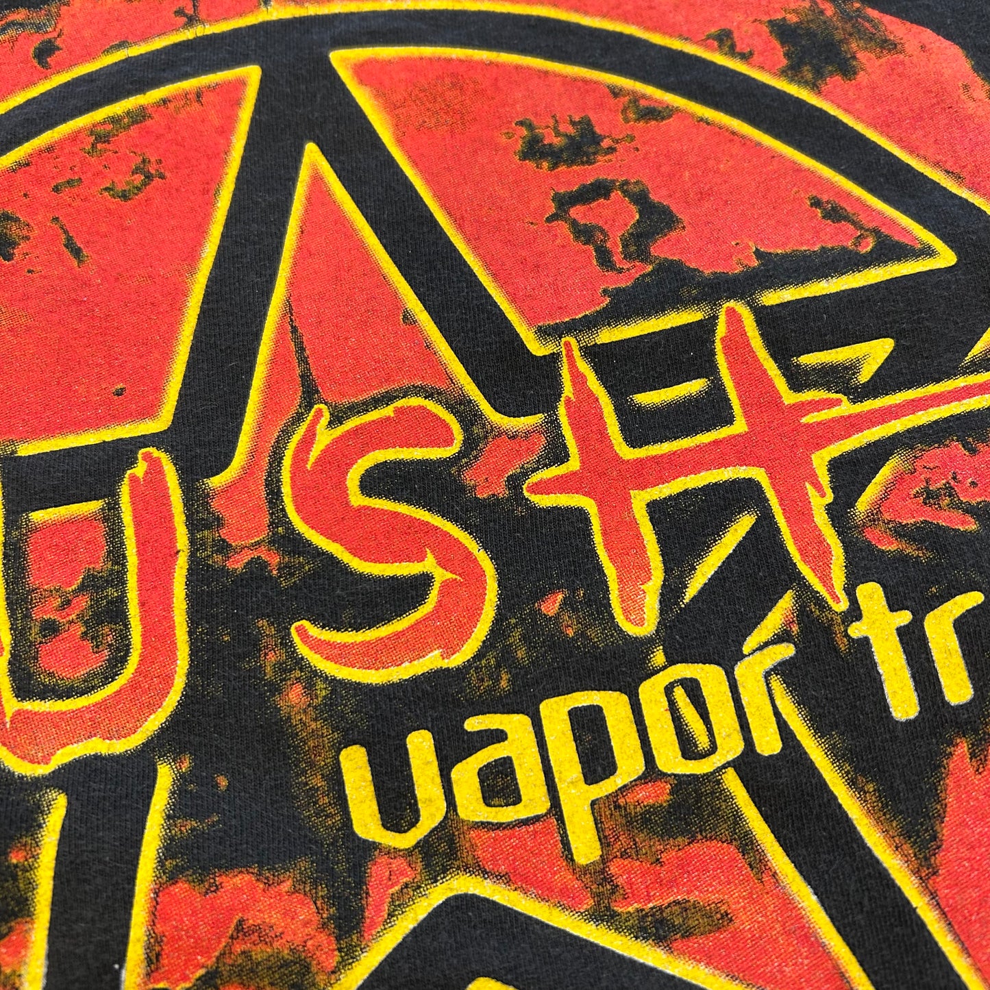 00's RUSH ラッシュ 2002"Vapor trails"ツアーTシャツ バンドTシャツ 黒(XL)/A7107T-SO