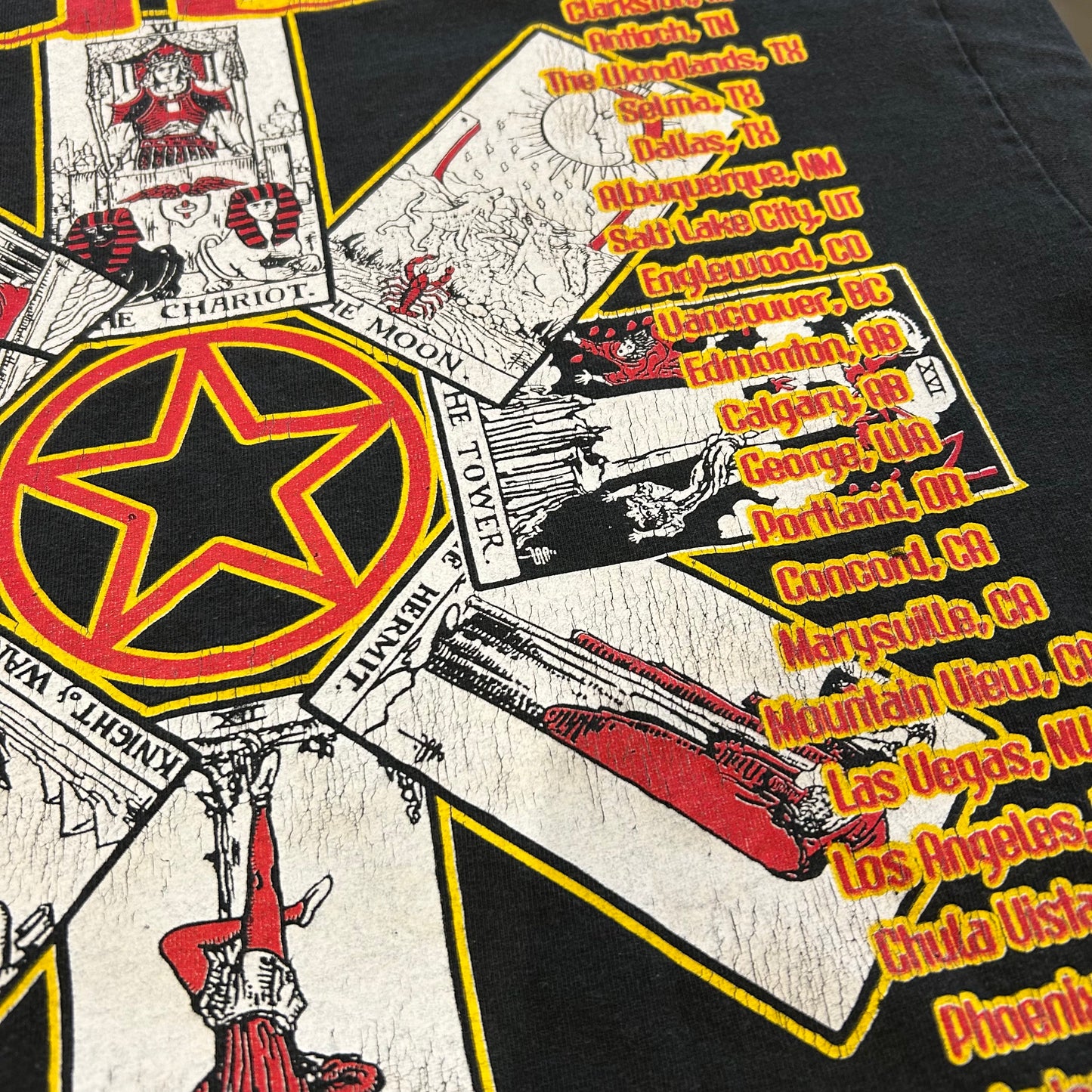 00's RUSH ラッシュ 2002"Vapor trails"ツアーTシャツ バンドTシャツ 黒(XL)/A7107T-SO