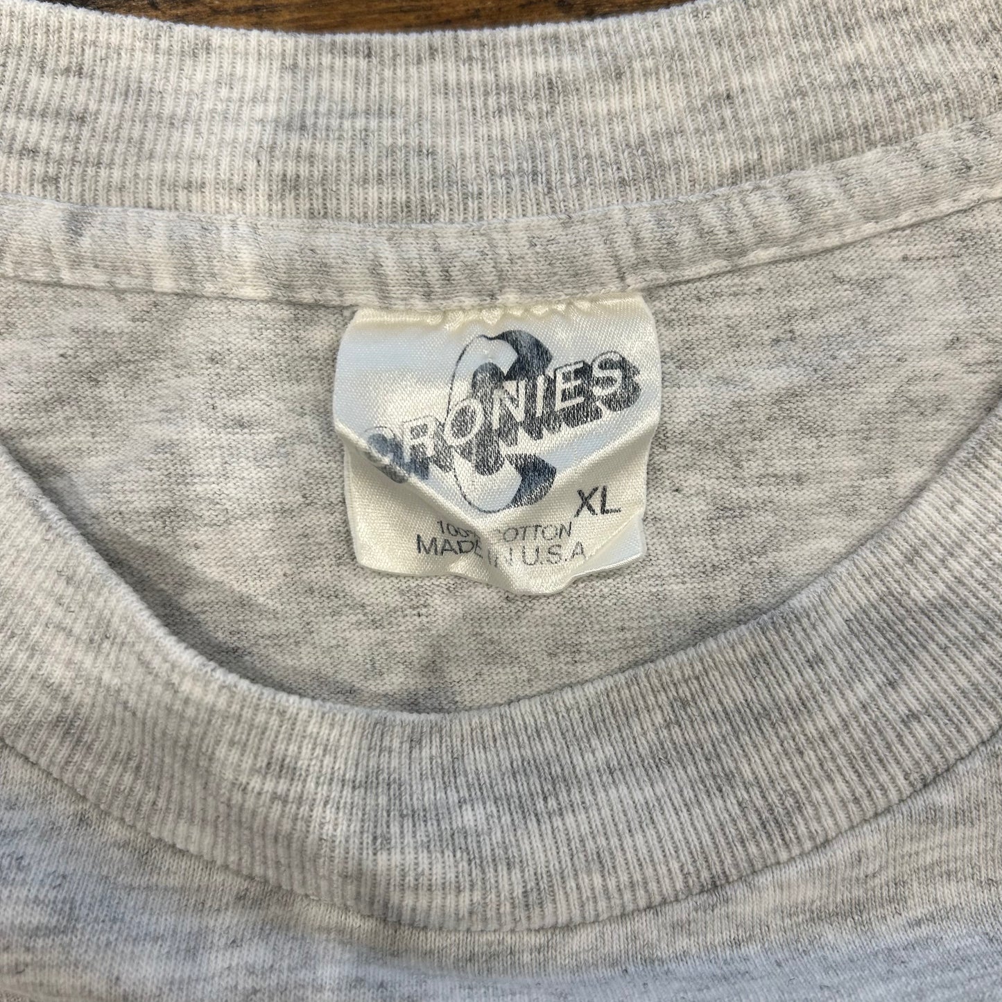 90's CRONIES THE BEATLES ビートルズ メンバーフォトTシャツ グレー(XL)A7106T-SO