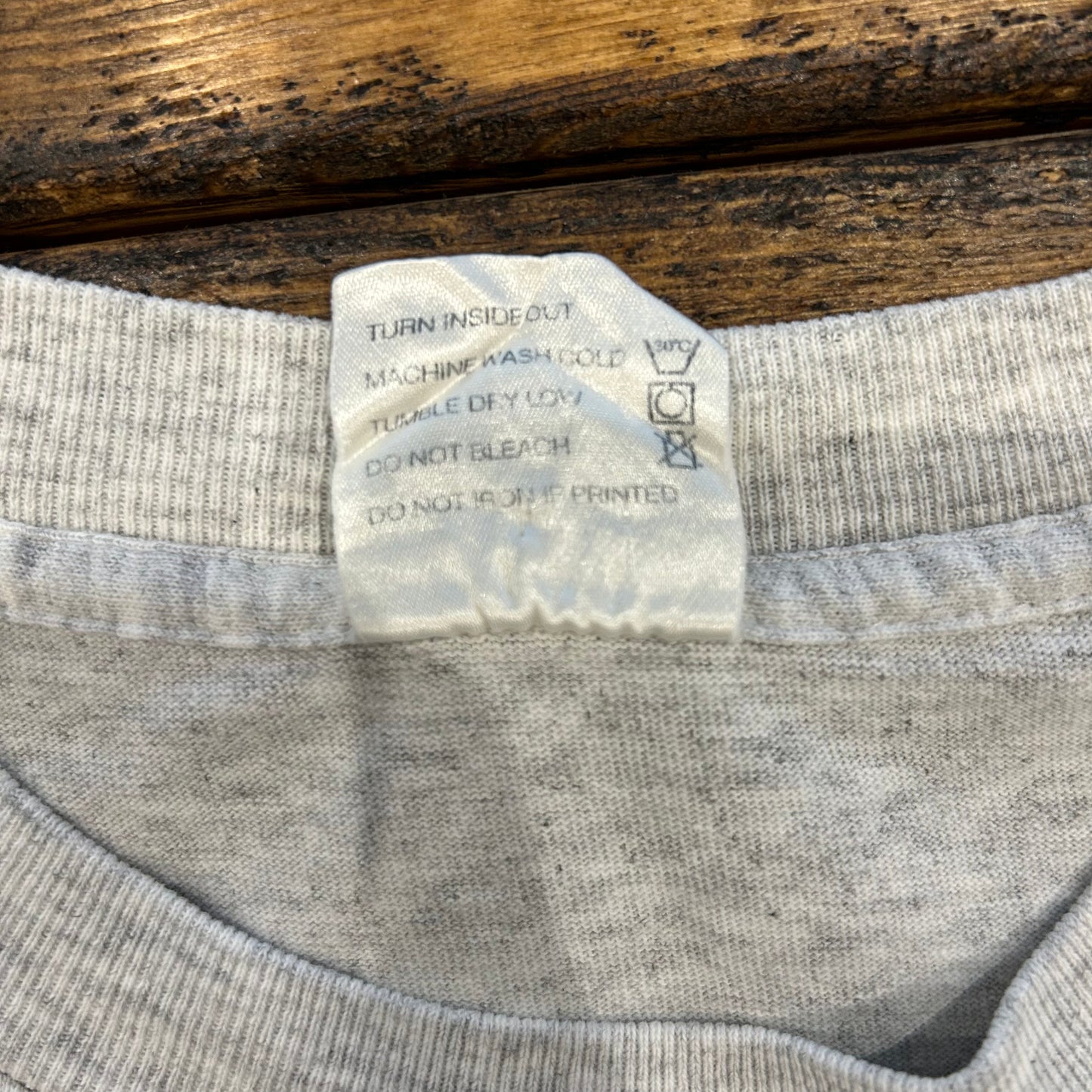 90's CRONIES THE BEATLES ビートルズ メンバーフォトTシャツ グレー(XL)A7106T-SO
