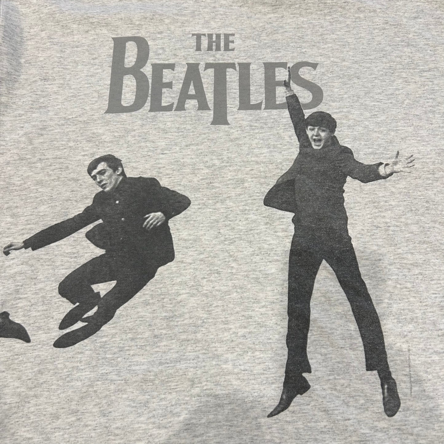 90's CRONIES THE BEATLES ビートルズ メンバーフォトTシャツ グレー(XL)A7106T-SO