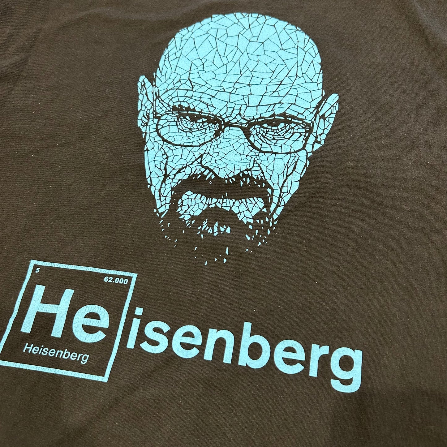 00's Breaking Bad 海外ドラマ Heisenberg ハイゼンベルク Tシャツ 黒(XXL)/A6928T-SO