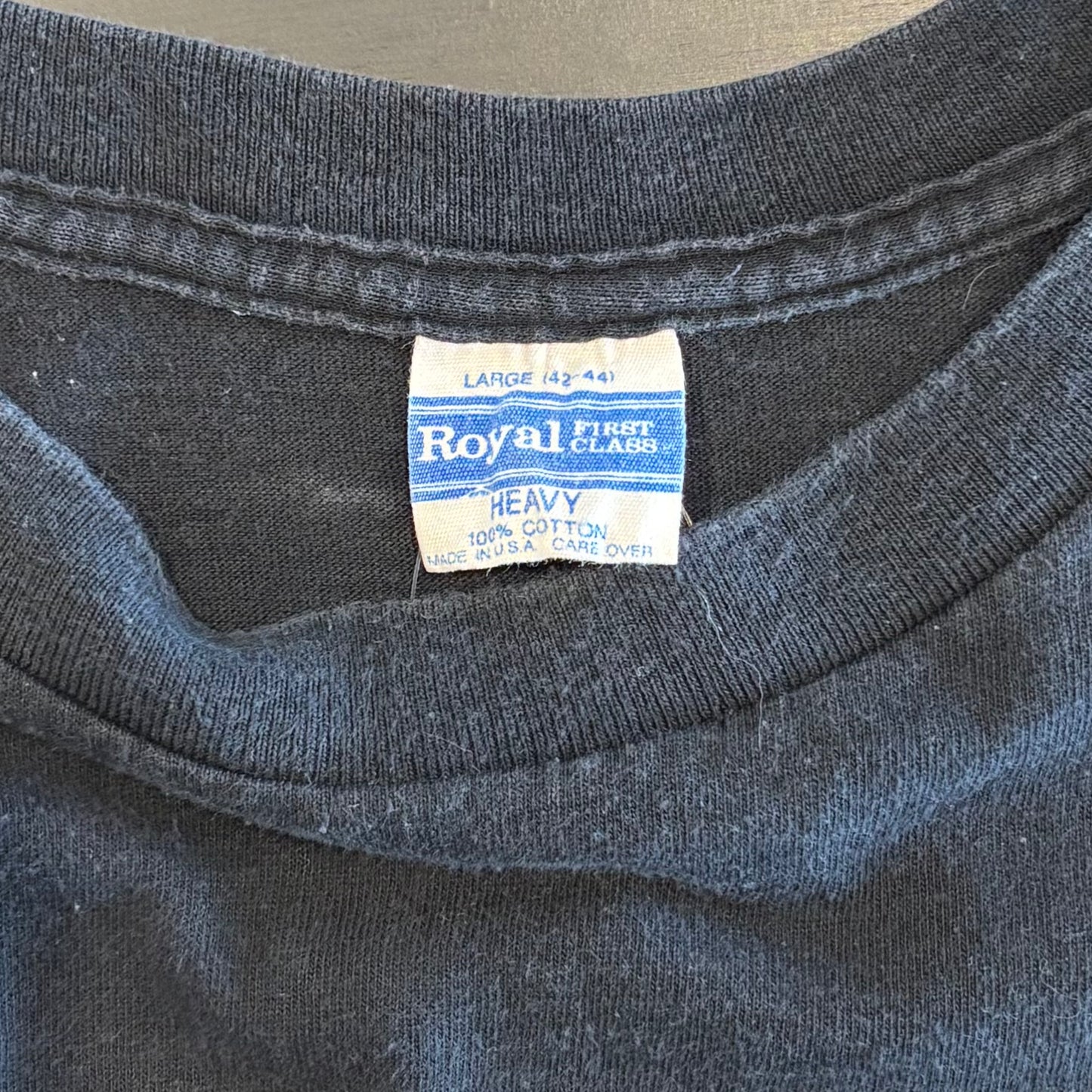 80's JACK DANIEL'S ウイスキー 企業Tシャツ 黒 (L)/B2136T-SO