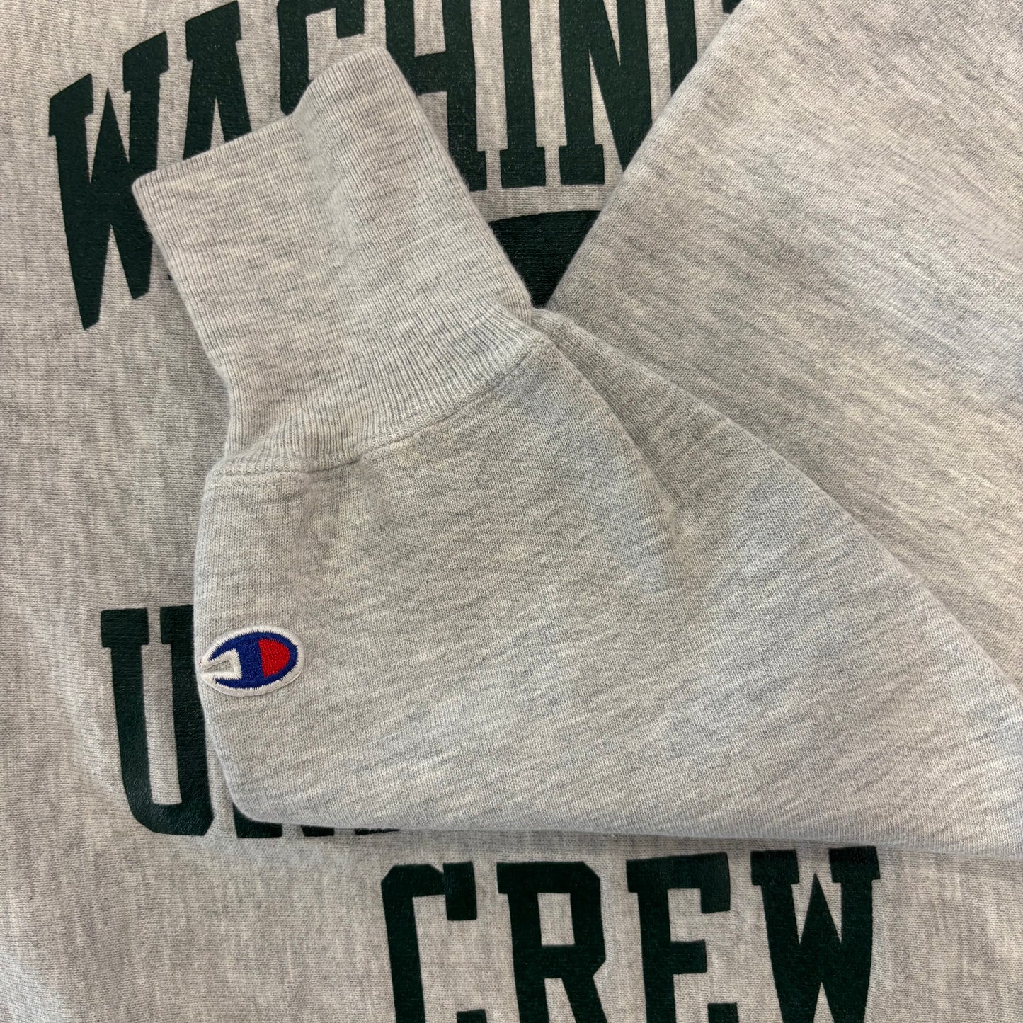 90's Campion Reverse Weave リバースウィーブ WASHINGTON UNIVERSITY CREW グレー L /A7668S-SO