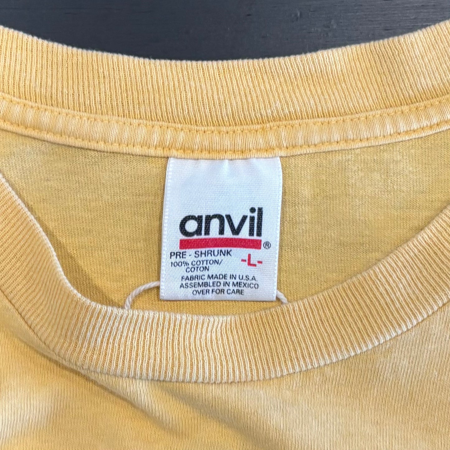 90's anvil チワワ Taco Bell Tシャツ 黄 (L)/B2024T-SO