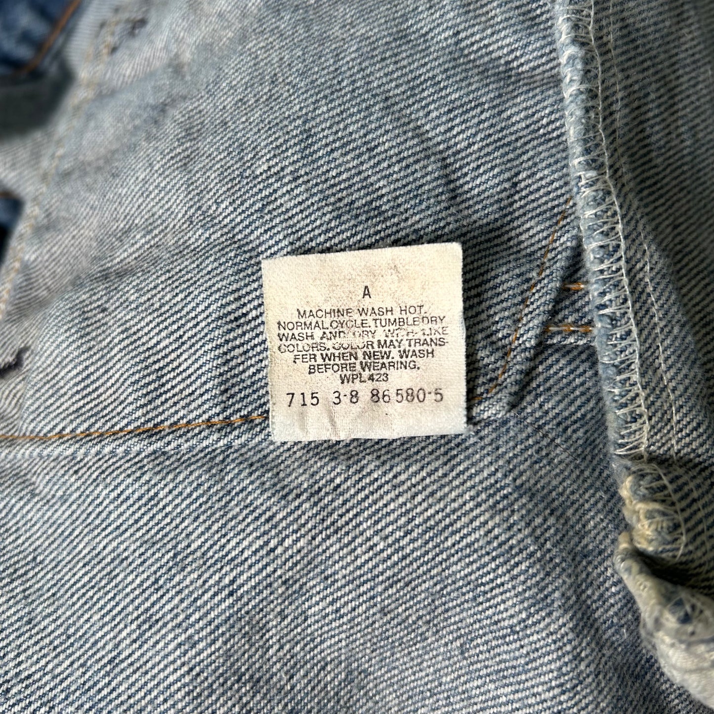 90's Levis デニムジャケット 70507 (L)/A2882J-SO