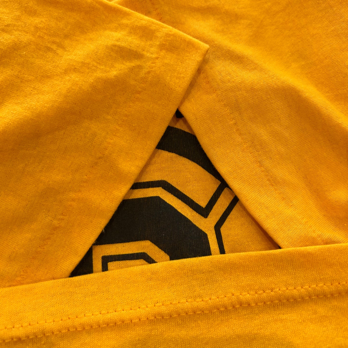 80's Champion NHL Boston Bruins Tシャツ 黄色(M)/A6892T-SO