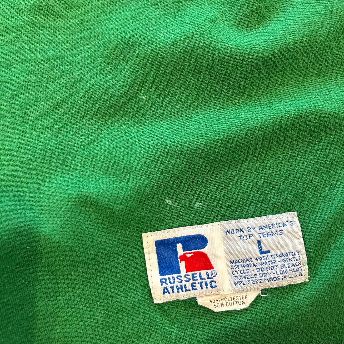 90's Russell ラッセル ダブルフェイスTシャツ (L)/A7110T-SO