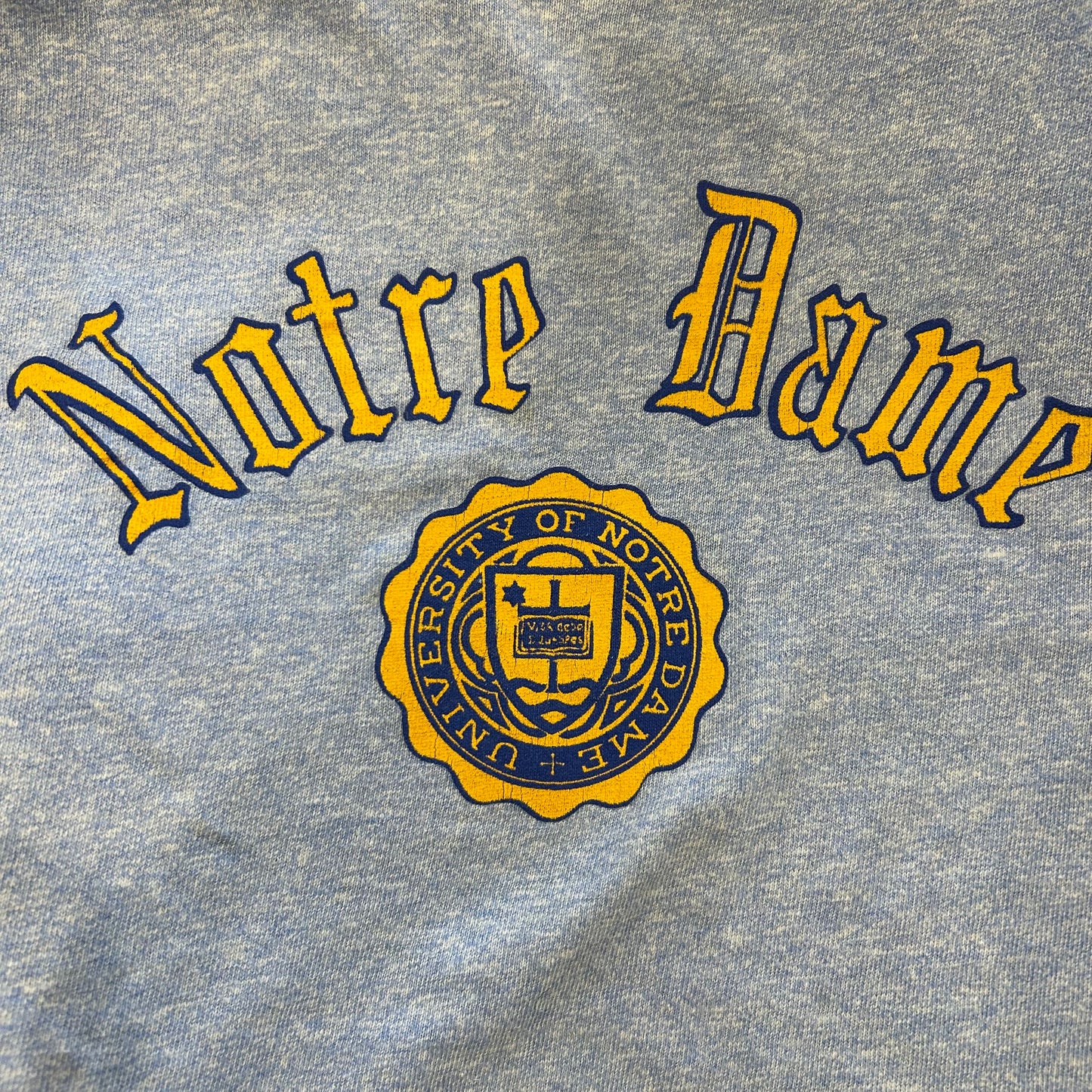 80's Champion 88/12 Notre Dame カレッジTシャツ 水色(L)/A7113T-SO