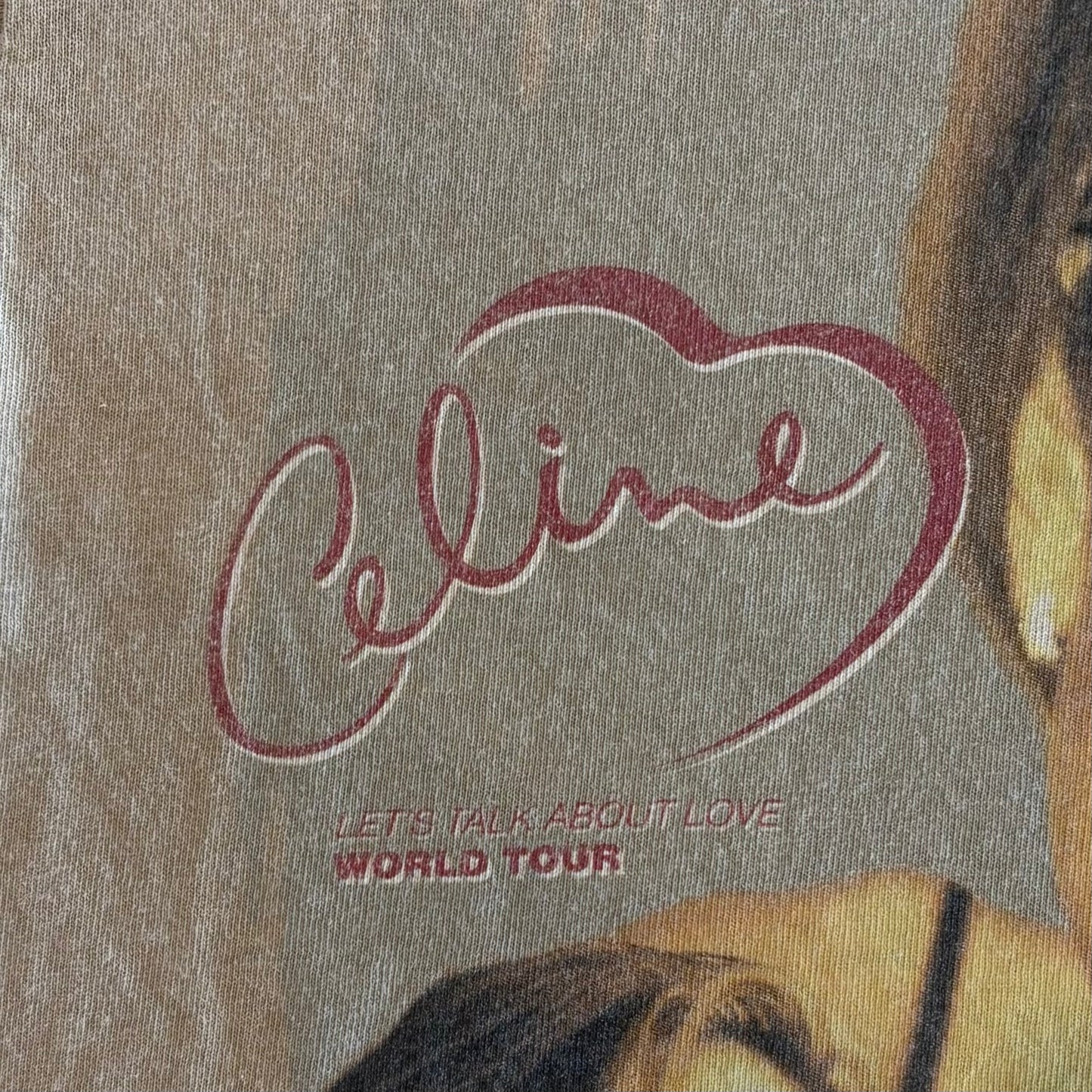 90's anvil Celine Dion セリーヌ ディオン ツアーTシャツ (L)/A6463T-SO