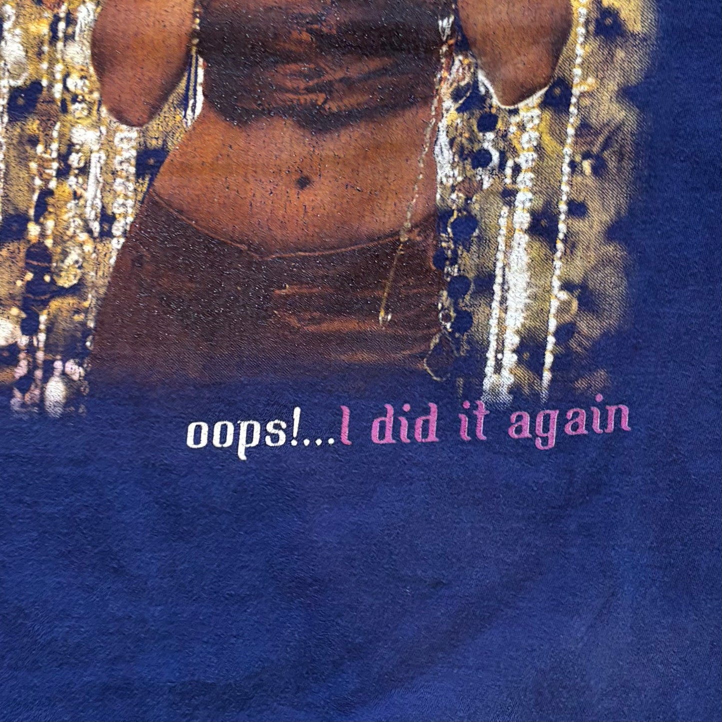 00's PORT COMMPANY ブリトニー スピアーズ Tシャツ ネイビー (XL)/A6460T-SO