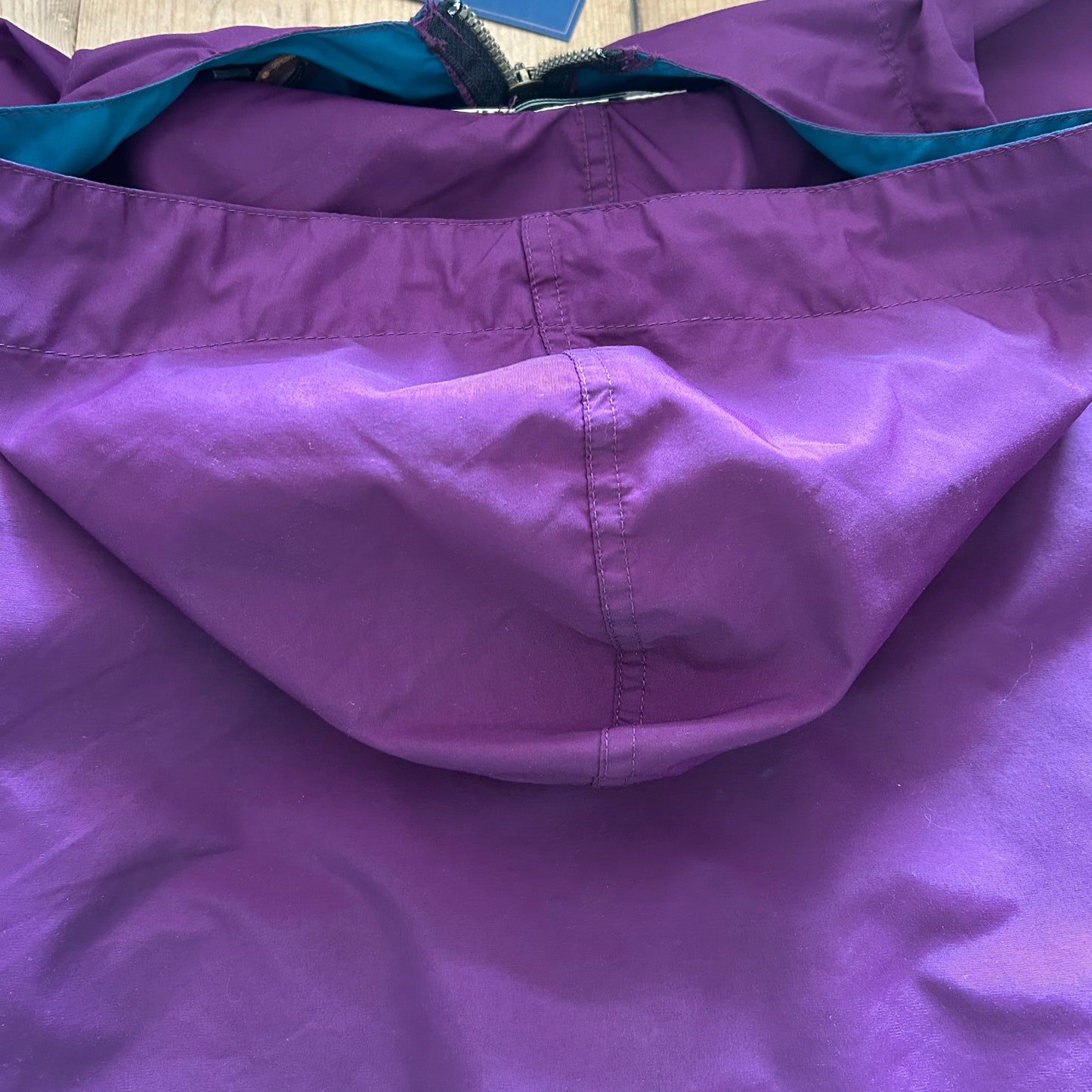 80's L.L.Bean ナイロンアノラックパーカー チロリアンテープ 紫(M)/B1603N-SO