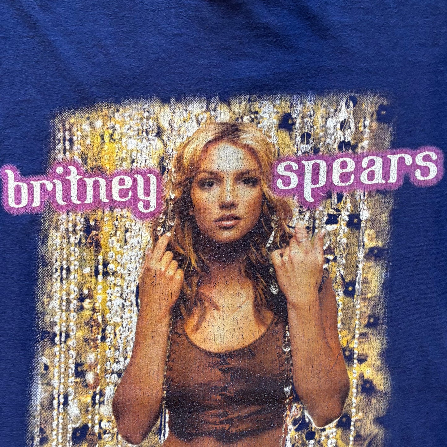 00's PORT COMMPANY ブリトニー スピアーズ Tシャツ ネイビー (XL)/A6460T-SO