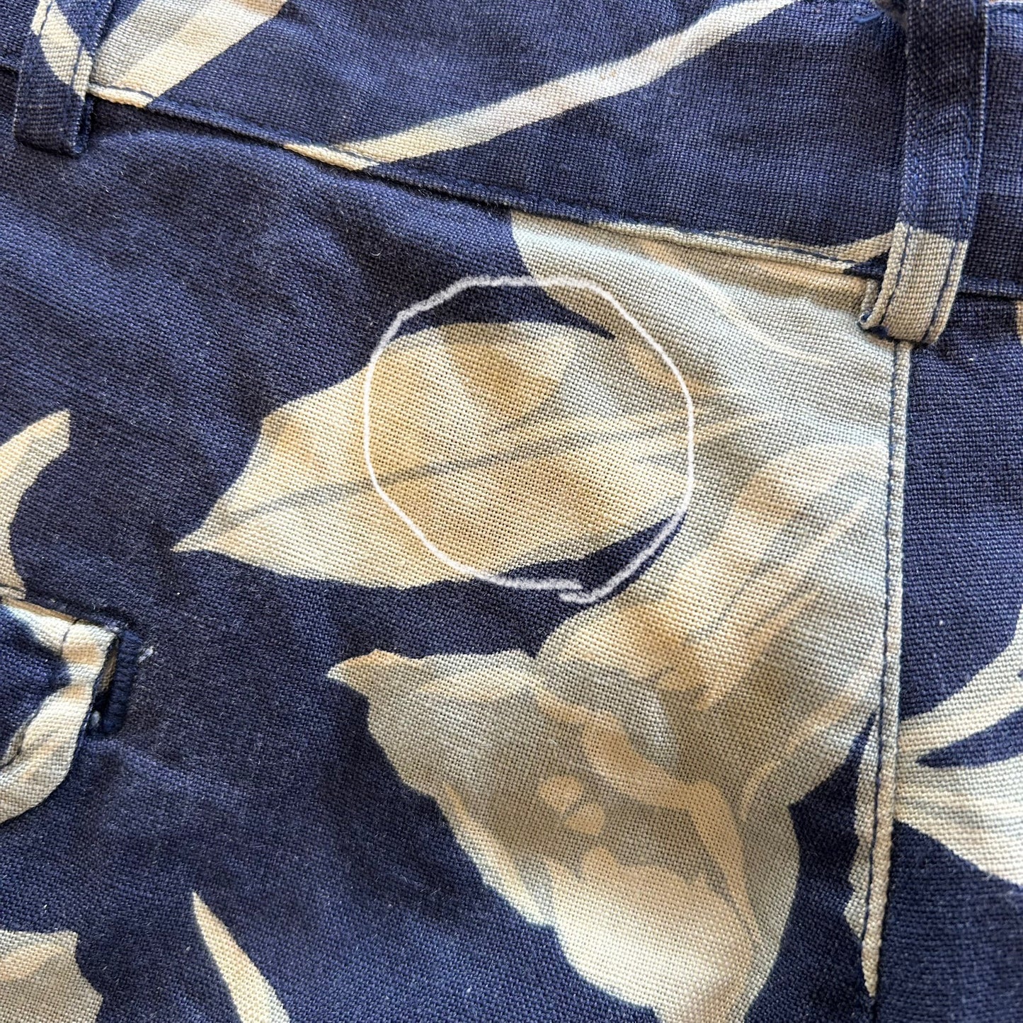 90's Polo Ralph Lauren”THE CLASSIC GOLF SHORT" アロハショーツ リネン/コットン混紡 (W38)/A3910P-SO