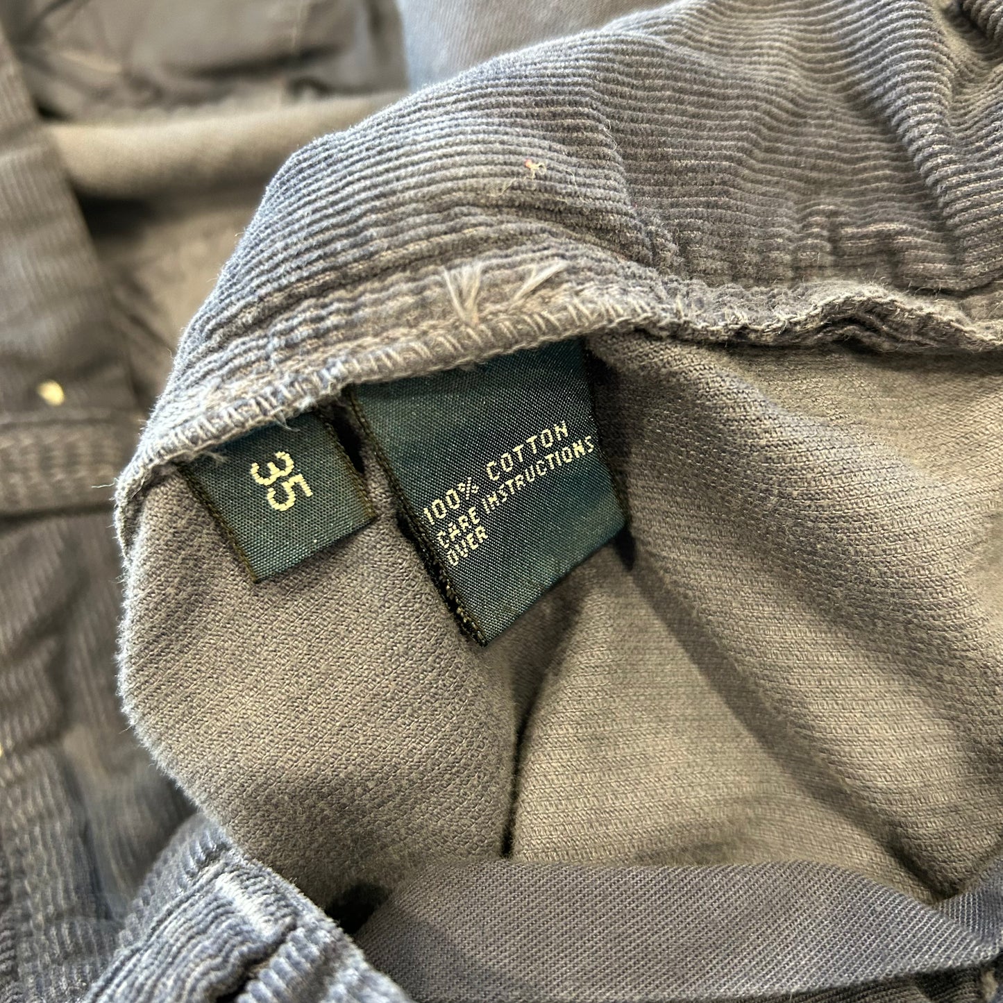 Polo Ralph Lauren ラルフローレン コーデュロイカーゴショーツ ハーフパンツ 紺(W35)/A4448P-SO