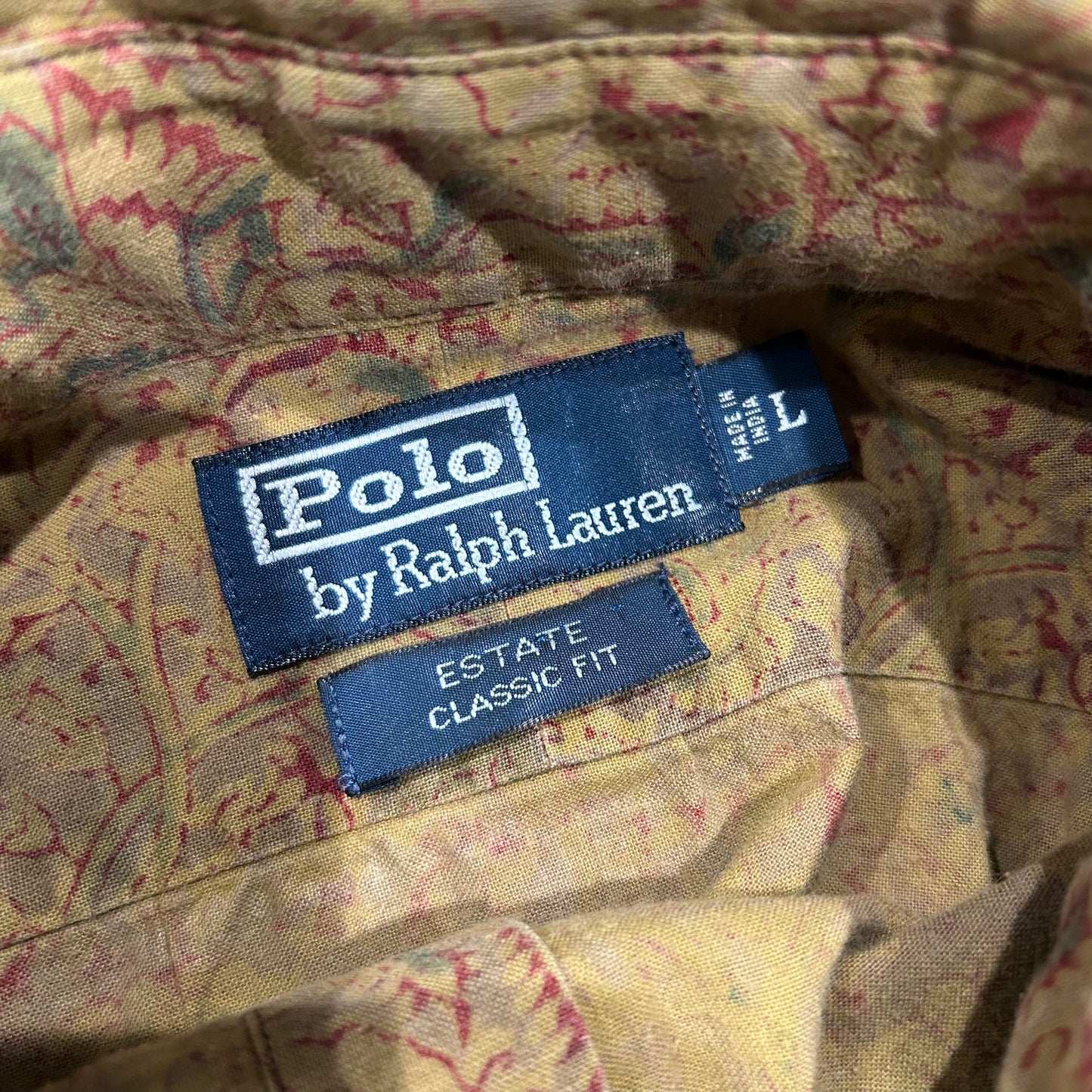 Polo Ralph Lauren ラルフローレ"ESTATE"総柄シャツ (L)/A6883SH-SO