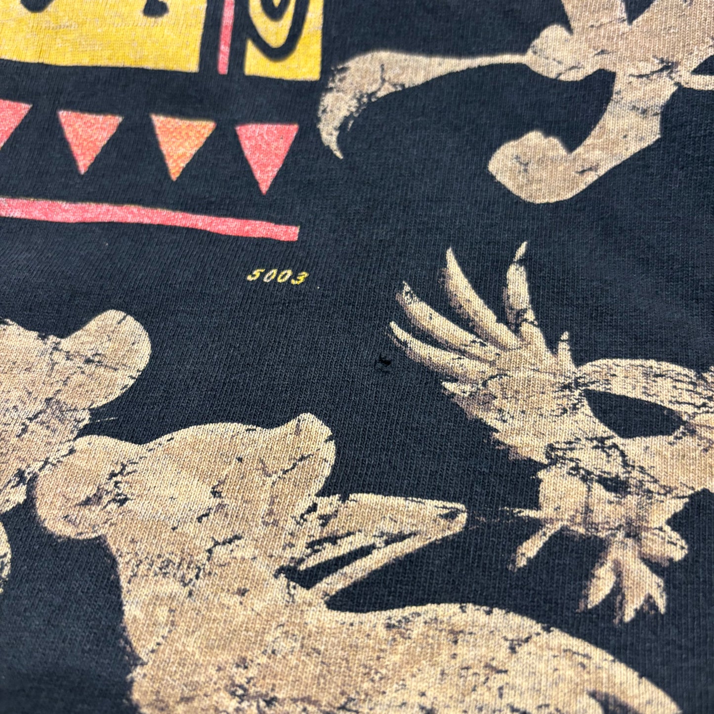 90's Disney THE LION KING 総柄 Tシャツ ブラック (OSFA) /A6559T-SO