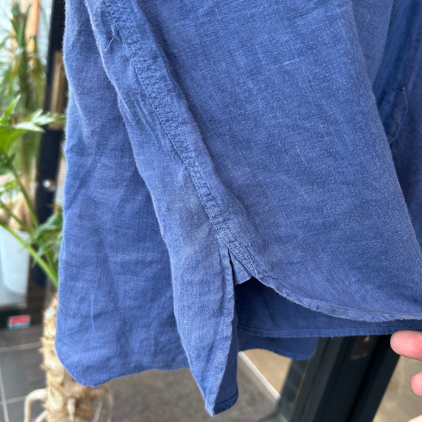 polo Ralph Lauren ラルフローレン リネンワークシャツ 紺(L)/A7114SH-SO