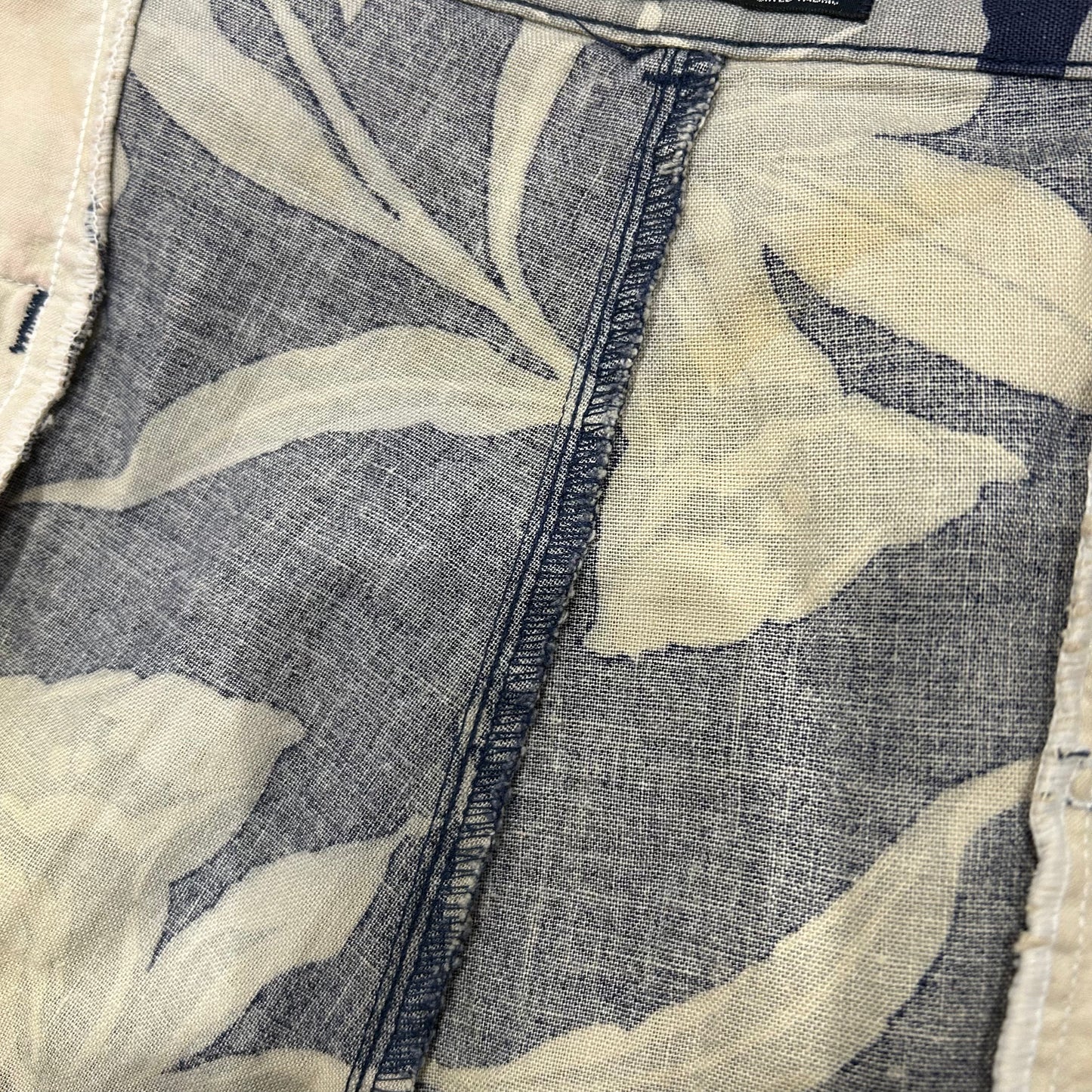 90's Polo Ralph Lauren”THE CLASSIC GOLF SHORT" アロハショーツ リネン/コットン混紡 (W38)/A3910P-SO