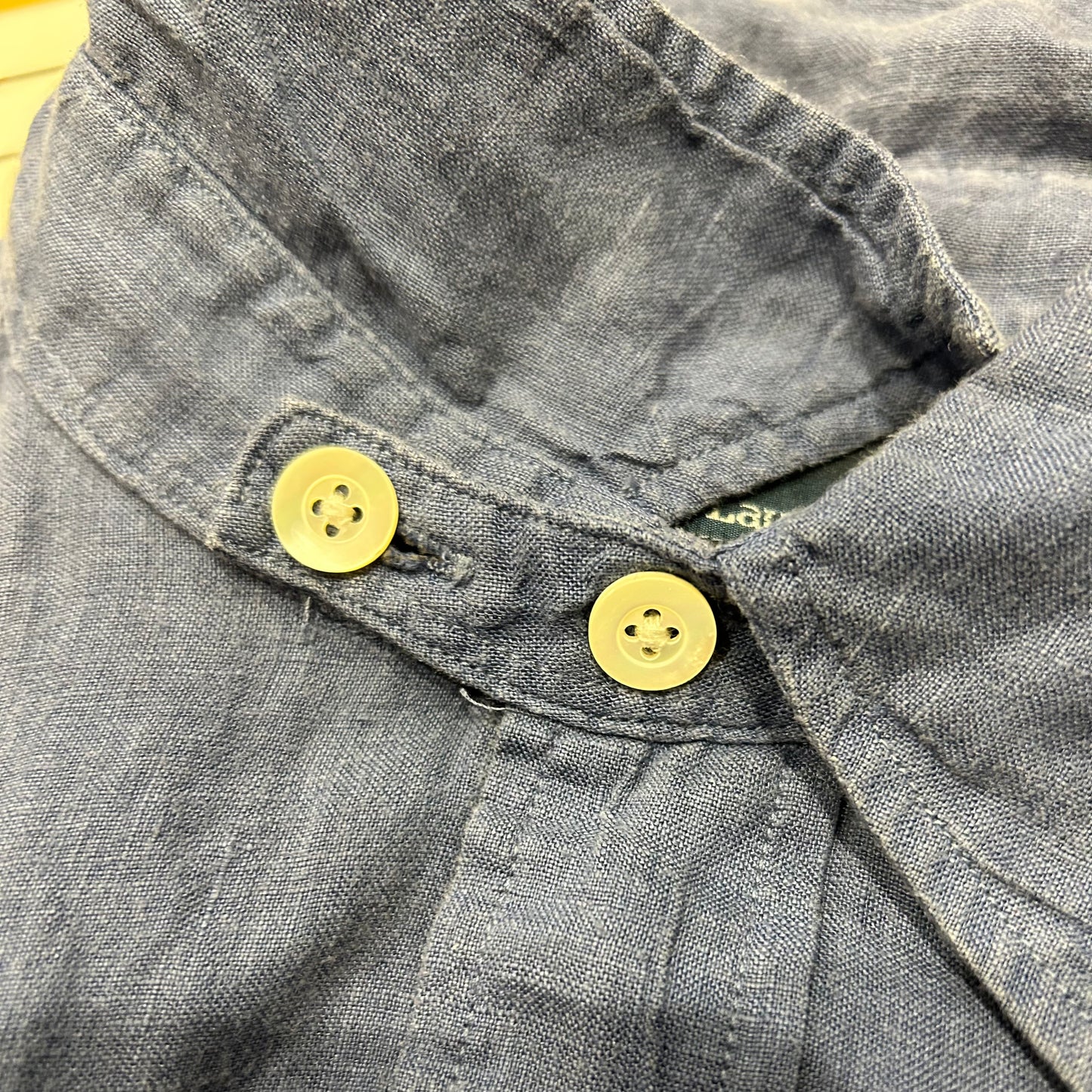 polo Ralph Lauren ラルフローレン リネンワークシャツ 紺(L)/A7114SH-SO