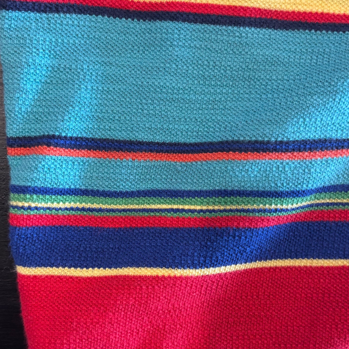 00's Ralph Lauren ポロシャツ 赤緑黄青 (L)/B2504T-SO