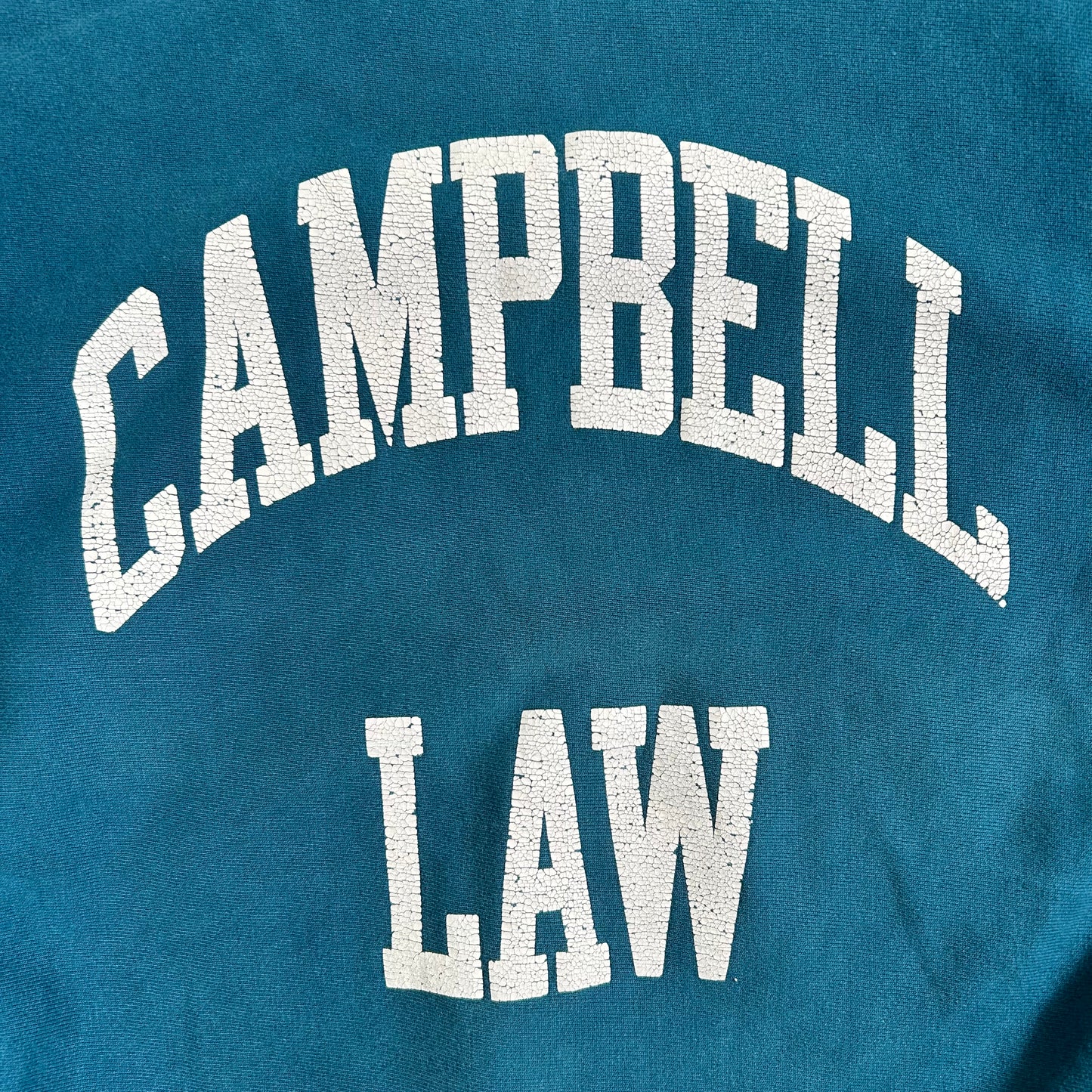 90's リバースウィーブ CAMPBELL LAW 青緑 (L)/A2685S-SO