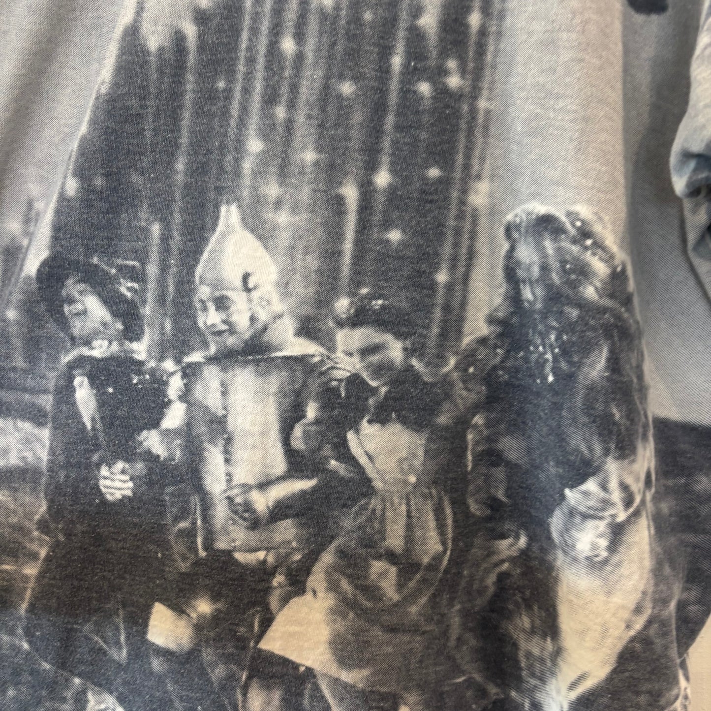 90's オズと魔法使い オーバープリントTシャツ 白 (サイズ不明)/B3600T-SO