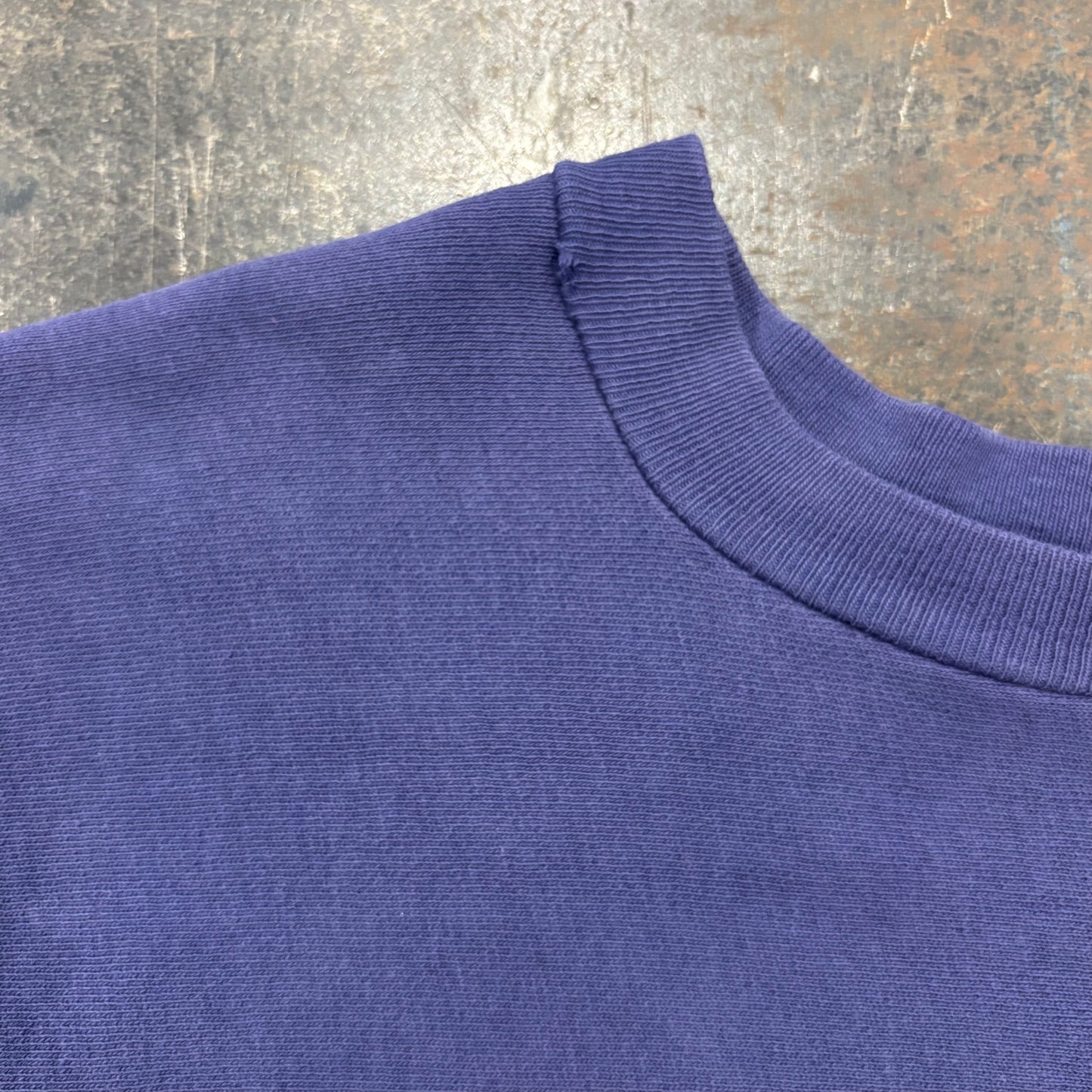 80's Campion REVERSE WEAVE リバース 内縫い BINGHAMTON UNIVERSITY 青紫 XL /A5448S-SO