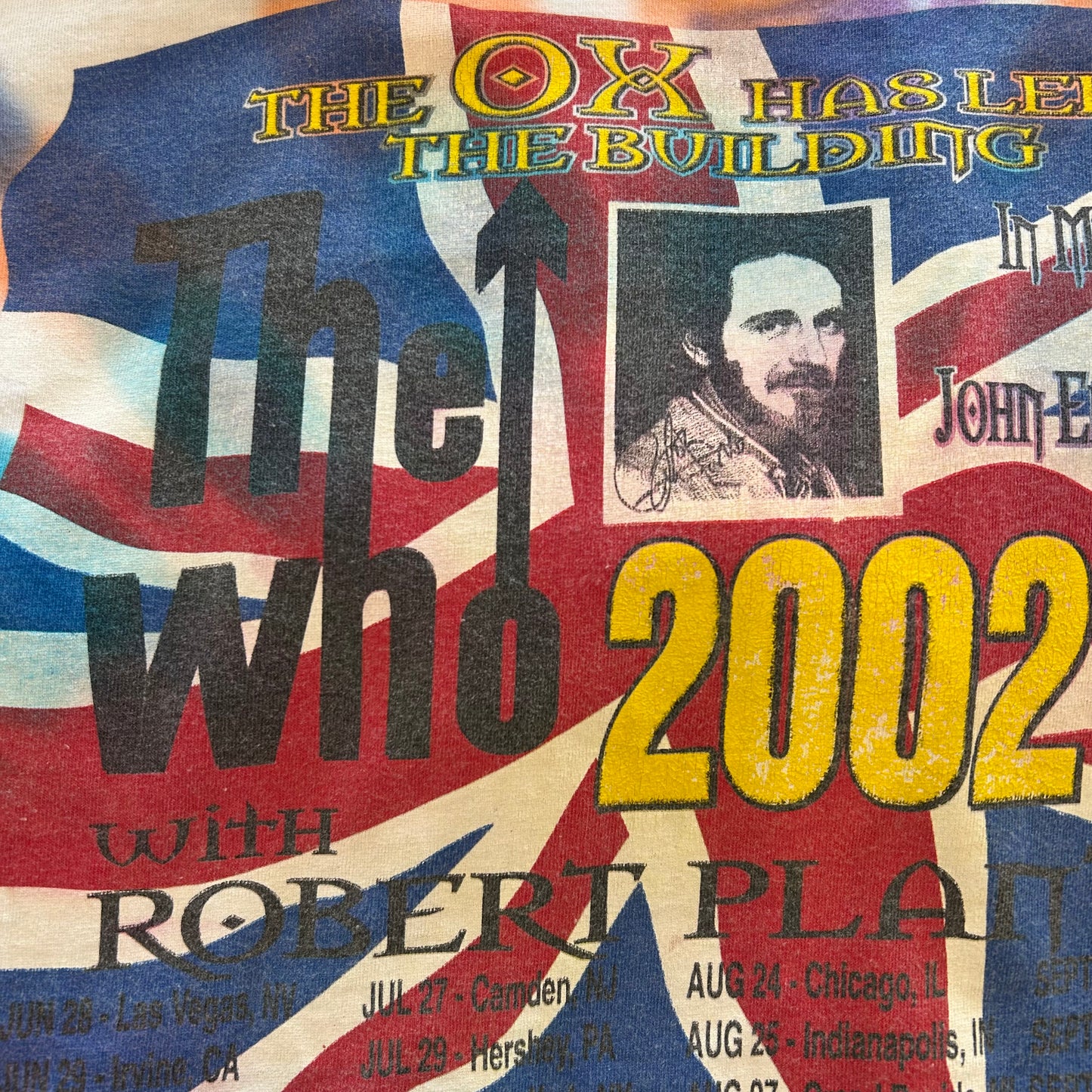 00's The Who ジョン・エントウィッスル 追悼ツアーTシャツ タイダイTシャツ DELTA (XL)/A4311T-SO