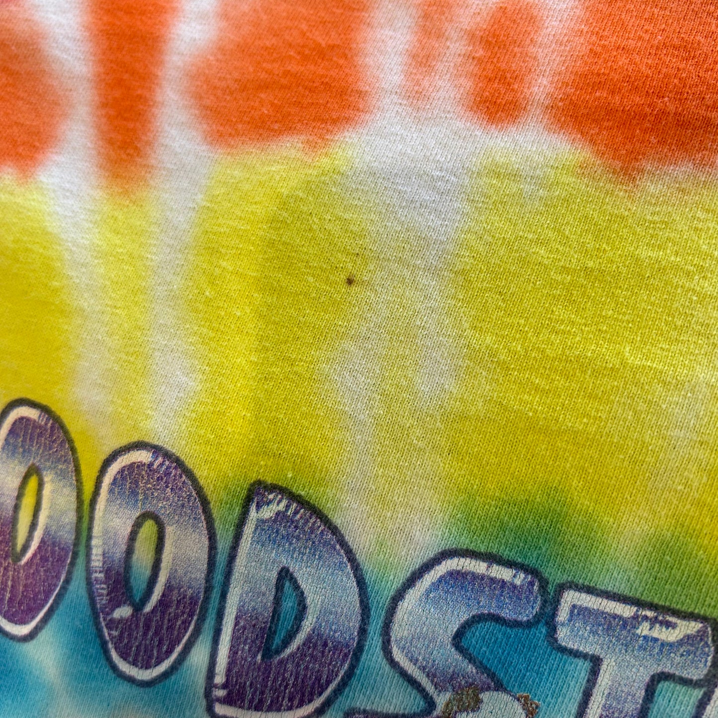 90's Wood Stock 99' ウッドストック タイダイTシャツ GILDAN (XL)/A2722T-SO