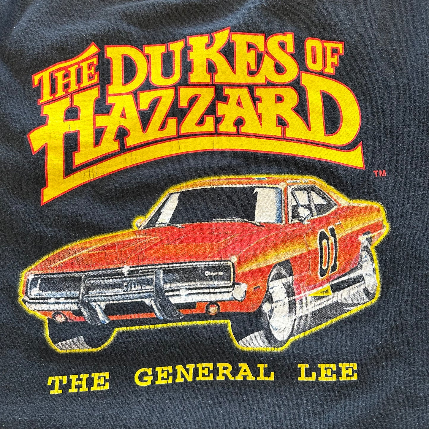 90's ドラマ”The Dukes of Hazzard”ジェネラル・リー プリントTシャツ All Sport 黒(L)/A6447T-SO