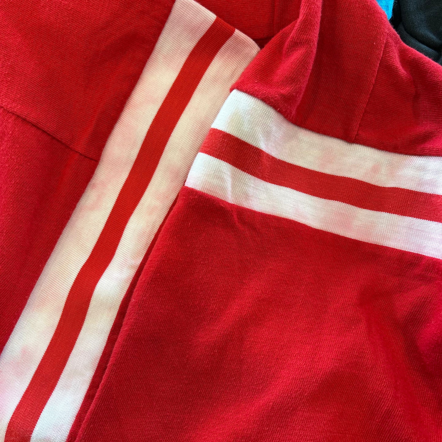 80's Collegiate Pacific Walt Disney World ディズニー フットボールT 赤(XL)/A7186T-SO