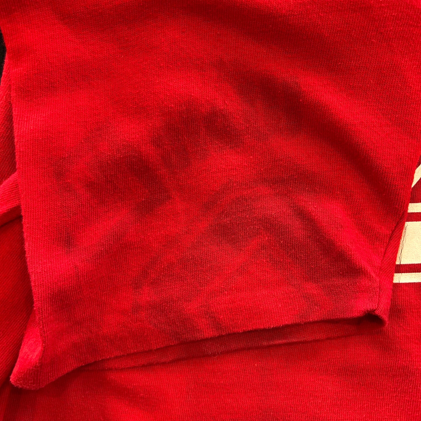 80's Collegiate Pacific Walt Disney World ディズニー フットボールT 赤(XL)/A7186T-SO