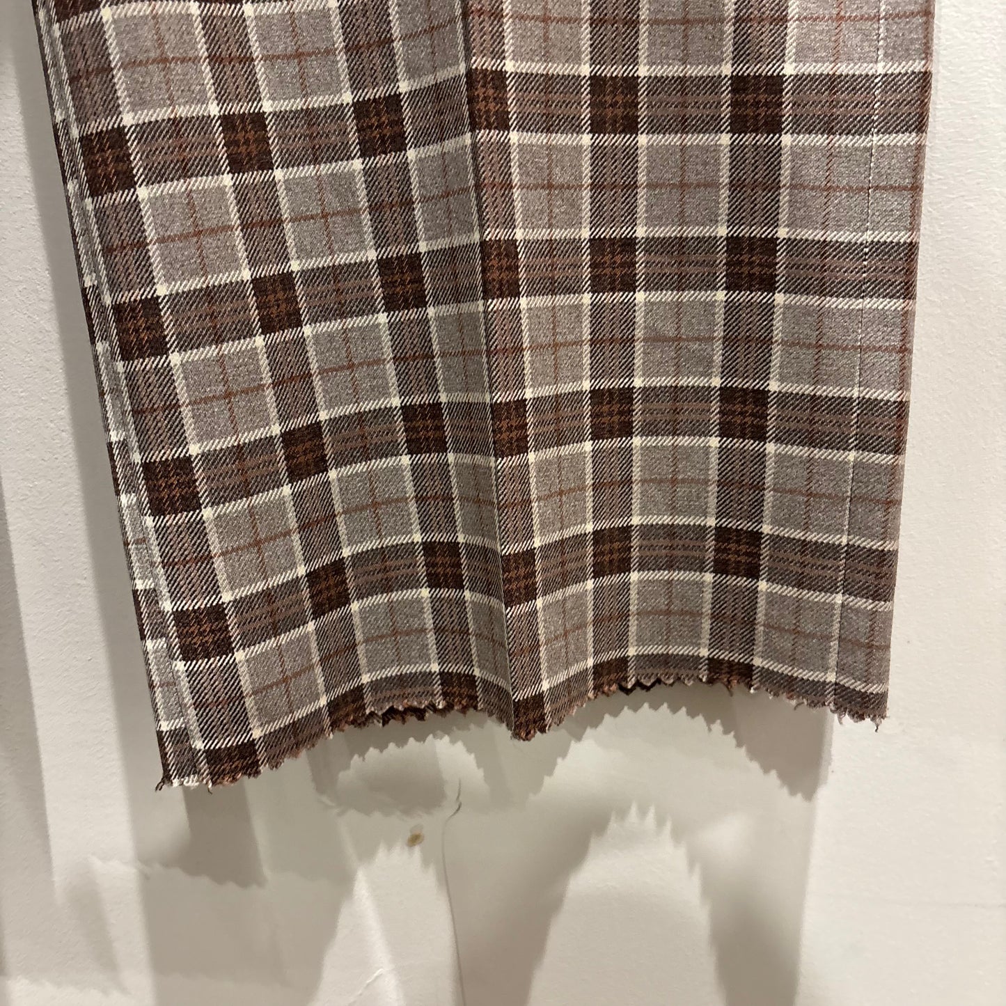 70-80's Hubbard Slacks ハバード・スラックス ベージュ×ブラウン×ホワイト (不明)/B4159P-SO